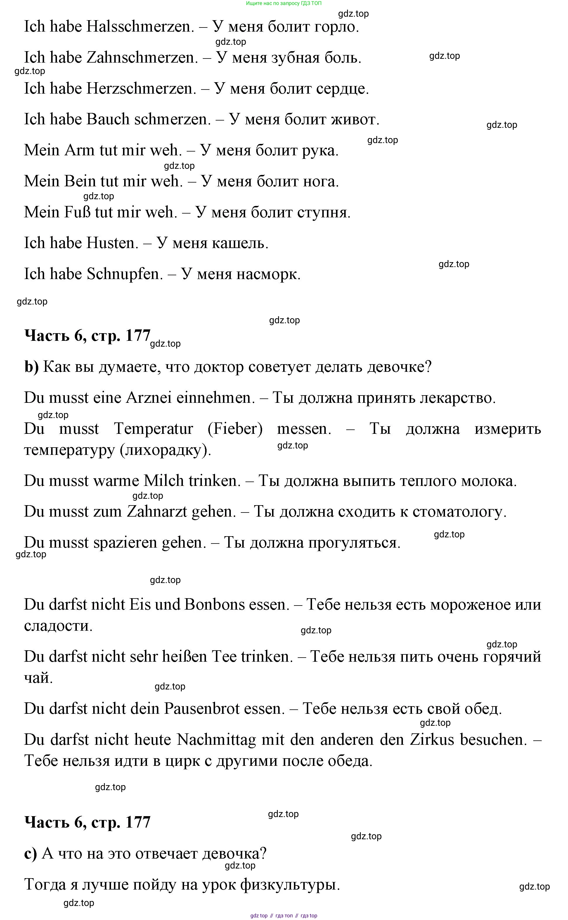 ГДЗ Немецкий язык (Deutsch), 7 класс учебник (lehrbuch), авторы: Бим Инесса Львовна (Bim I), Садомова Людмила Васильевна (Sadomova L), издательство Просвещение, Москва, 2023, оранжевого цвета, страница 176, номер 5, Решение (продолжение 2)