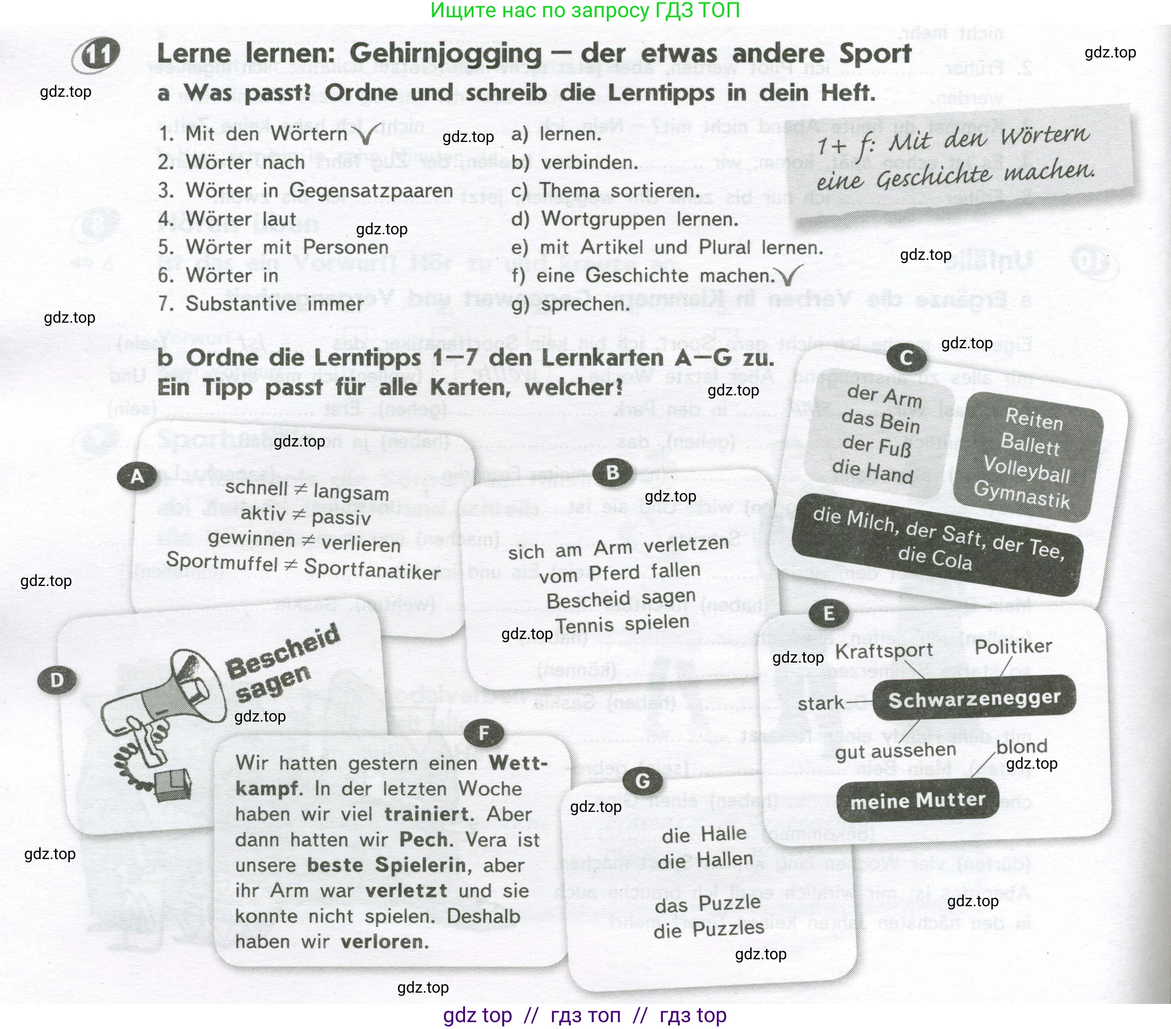 Немецкий язык (Deutsch), 8 класс рабочая тетрадь (arbeitsbuch), авторы: Аверин Михаил Михайлович (Awerin М), Джин Фридерике (Jin Friederike), Рорман Лутц (Rohrmann Lutz), Ризу Грамматики (Rizou Grammatiki), издательство Просвещение, Москва, 2024, страница 8, номер 11, Условие