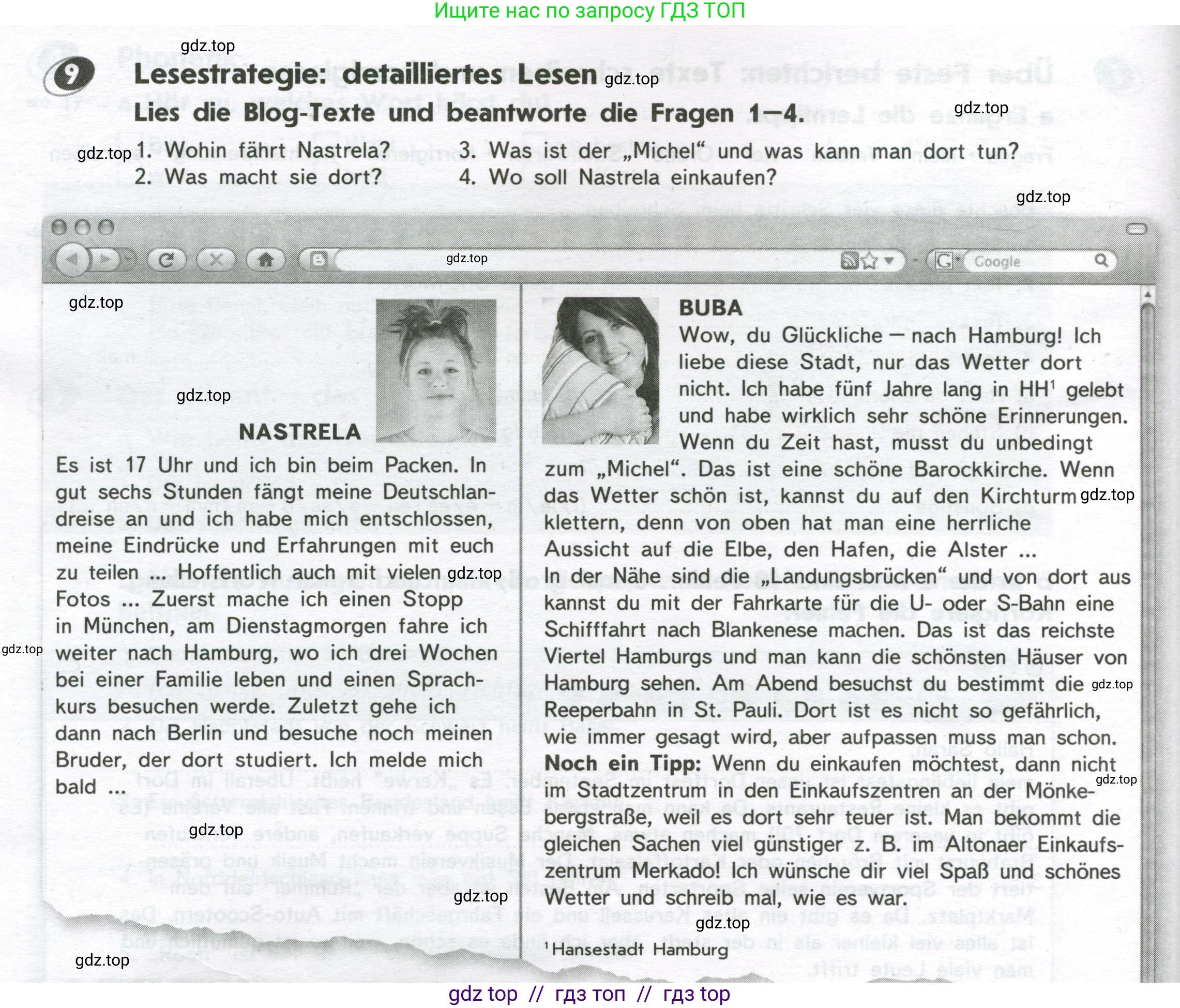 Немецкий язык (Deutsch), 8 класс рабочая тетрадь (arbeitsbuch), авторы: Аверин Михаил Михайлович (Awerin М), Джин Фридерике (Jin Friederike), Рорман Лутц (Rohrmann Lutz), Ризу Грамматики (Rizou Grammatiki), издательство Просвещение, Москва, 2024, страница 24, номер 9, Условие