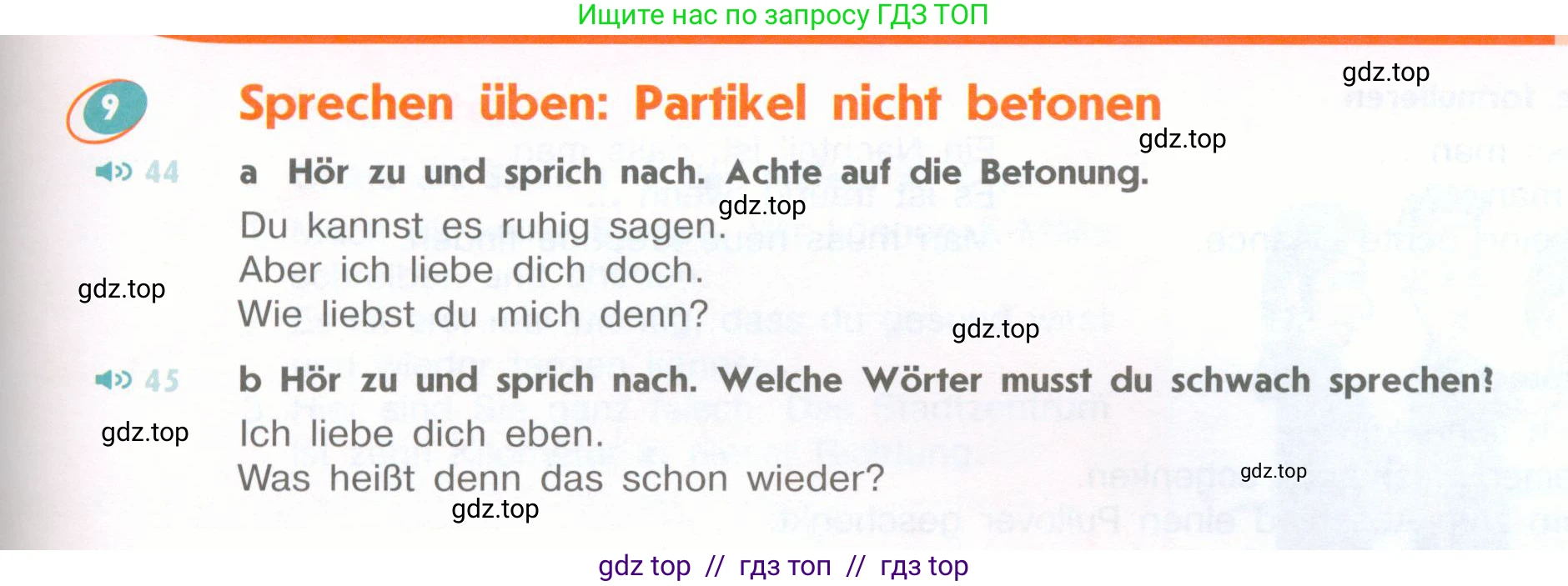 Немецкий язык (Deutsch), 8 класс учебник (lehrbuch), авторы: Аверин Михаил Михайлович (Awerin М), Джин Фридерике (Jin Friederike), Рорман Лутц (Rohrmann Lutz), Ризу Грамматики (Rizou Grammatiki), издательство Просвещение, Москва, 2023, страница 63, номер 9, Условие