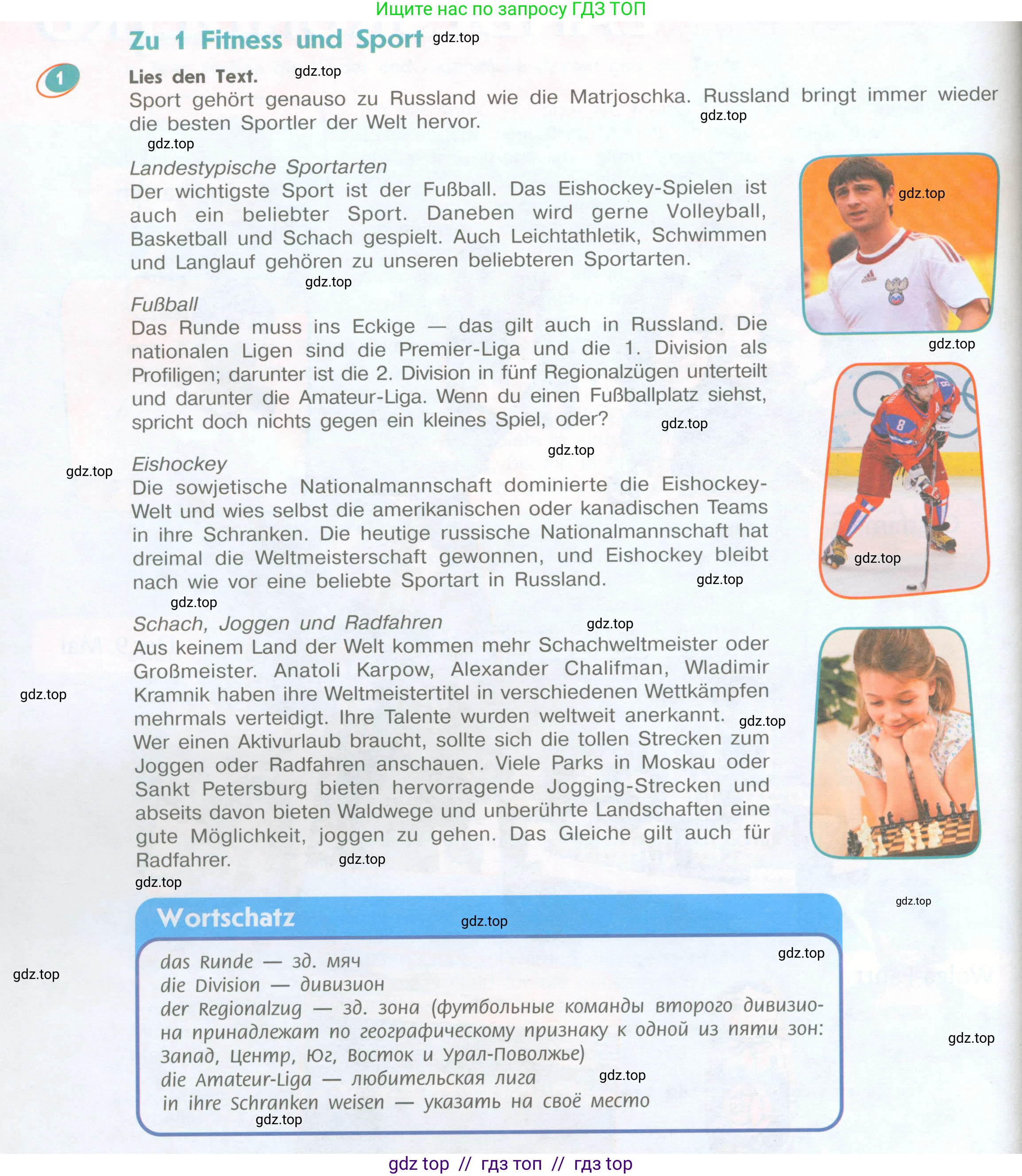 Немецкий язык (Deutsch), 8 класс учебник (lehrbuch), авторы: Аверин Михаил Михайлович (Awerin М), Джин Фридерике (Jin Friederike), Рорман Лутц (Rohrmann Lutz), Ризу Грамматики (Rizou Grammatiki), издательство Просвещение, Москва, 2023, страница 72, номер 1, Условие