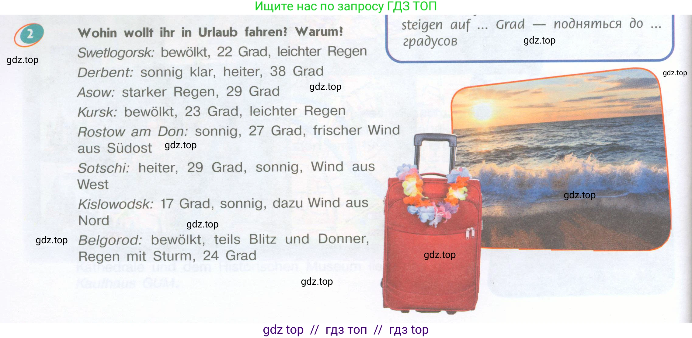 Немецкий язык (Deutsch), 8 класс учебник (lehrbuch), авторы: Аверин Михаил Михайлович (Awerin М), Джин Фридерике (Jin Friederike), Рорман Лутц (Rohrmann Lutz), Ризу Грамматики (Rizou Grammatiki), издательство Просвещение, Москва, 2023, страница 78, номер 2, Условие