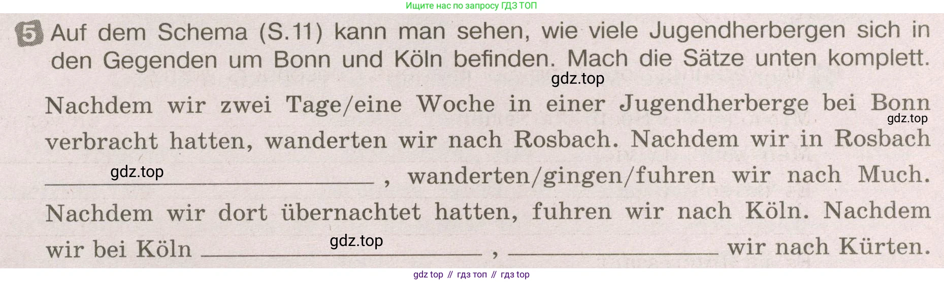 ГДЗ Немецкий язык (Deutsch), 8 класс рабочая тетрадь (arbeitsbuch), авторы: Бим Инесса Львовна (Bim I), Садомова Людмила Васильевна (Sadomova L), Крылова Жанета Яковлевна (Krylowa Schaneta), издательство Просвещение, Москва, 2019 - 2023, жёлтого цвета, страница 10, номер 5, Условие