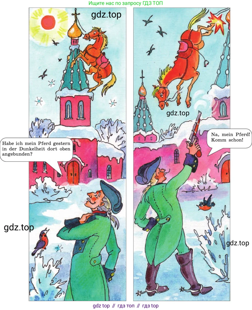 ГДЗ Немецкий язык (Deutsch), 8 класс учебник (lehrbuch), авторы: Бим Инесса Львовна (Bim I), Садомова Людмила Васильевна (Sadomova L), Крылова Жанета Яковлевна (Krylowa Schaneta), Санникова Лидия Михайловна (Sannikova L), Картова Алима Султановна, Чернявская Людмила Александровна, издательство Просвещение, Москва, 2023, жёлтого цвета, страница 34, номер 10, Условие (продолжение 3)