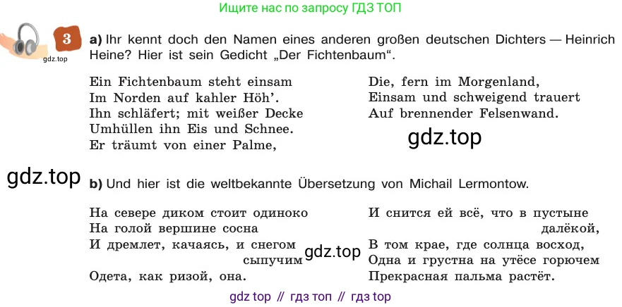 ГДЗ Немецкий язык (Deutsch), 8 класс учебник (lehrbuch), авторы: Бим Инесса Львовна (Bim I), Садомова Людмила Васильевна (Sadomova L), Крылова Жанета Яковлевна (Krylowa Schaneta), Санникова Лидия Михайловна (Sannikova L), Картова Алима Султановна, Чернявская Людмила Александровна, издательство Просвещение, Москва, 2023, жёлтого цвета, страница 48, номер 3, Условие