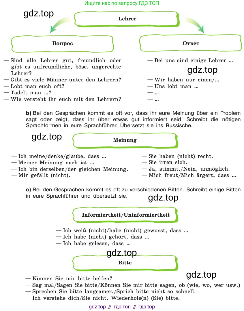 ГДЗ Немецкий язык (Deutsch), 8 класс учебник (lehrbuch), авторы: Бим Инесса Львовна (Bim I), Садомова Людмила Васильевна (Sadomova L), Крылова Жанета Яковлевна (Krylowa Schaneta), Санникова Лидия Михайловна (Sannikova L), Картова Алима Султановна, Чернявская Людмила Александровна, издательство Просвещение, Москва, 2023, жёлтого цвета, страница 69, Условие (продолжение 3)