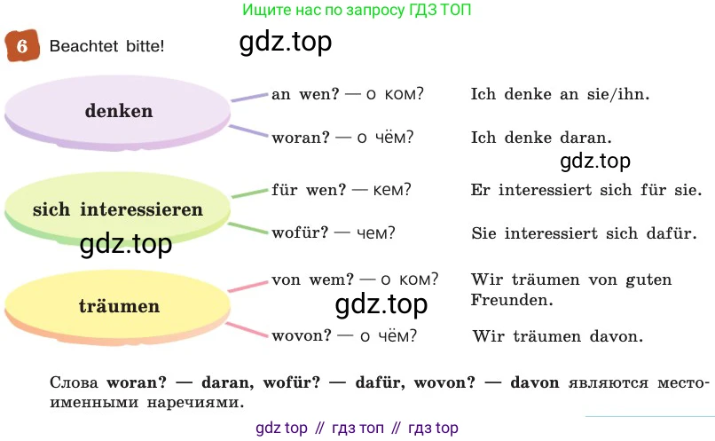 ГДЗ Немецкий язык (Deutsch), 8 класс учебник (lehrbuch), авторы: Бим Инесса Львовна (Bim I), Садомова Людмила Васильевна (Sadomova L), Крылова Жанета Яковлевна (Krylowa Schaneta), Санникова Лидия Михайловна (Sannikova L), Картова Алима Султановна, Чернявская Людмила Александровна, издательство Просвещение, Москва, 2023, жёлтого цвета, страница 91, номер 6, Условие