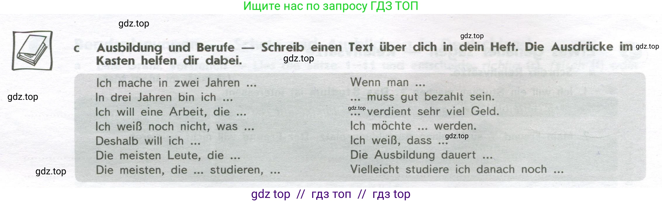 Немецкий язык (Deutsch), 9 класс рабочая тетрадь (arbeitsbuch), авторы: Аверин Михаил Михайлович (Awerin М), Джин Фридерике (Jin Friederike), Рорман Лутц (Rohrmann Lutz), Михалак Магдалена (Michalak Magdalena), издательство Просвещение, Москва, 2024, оранжевого цвета, страница 5, номер 3, Условие (продолжение 2)