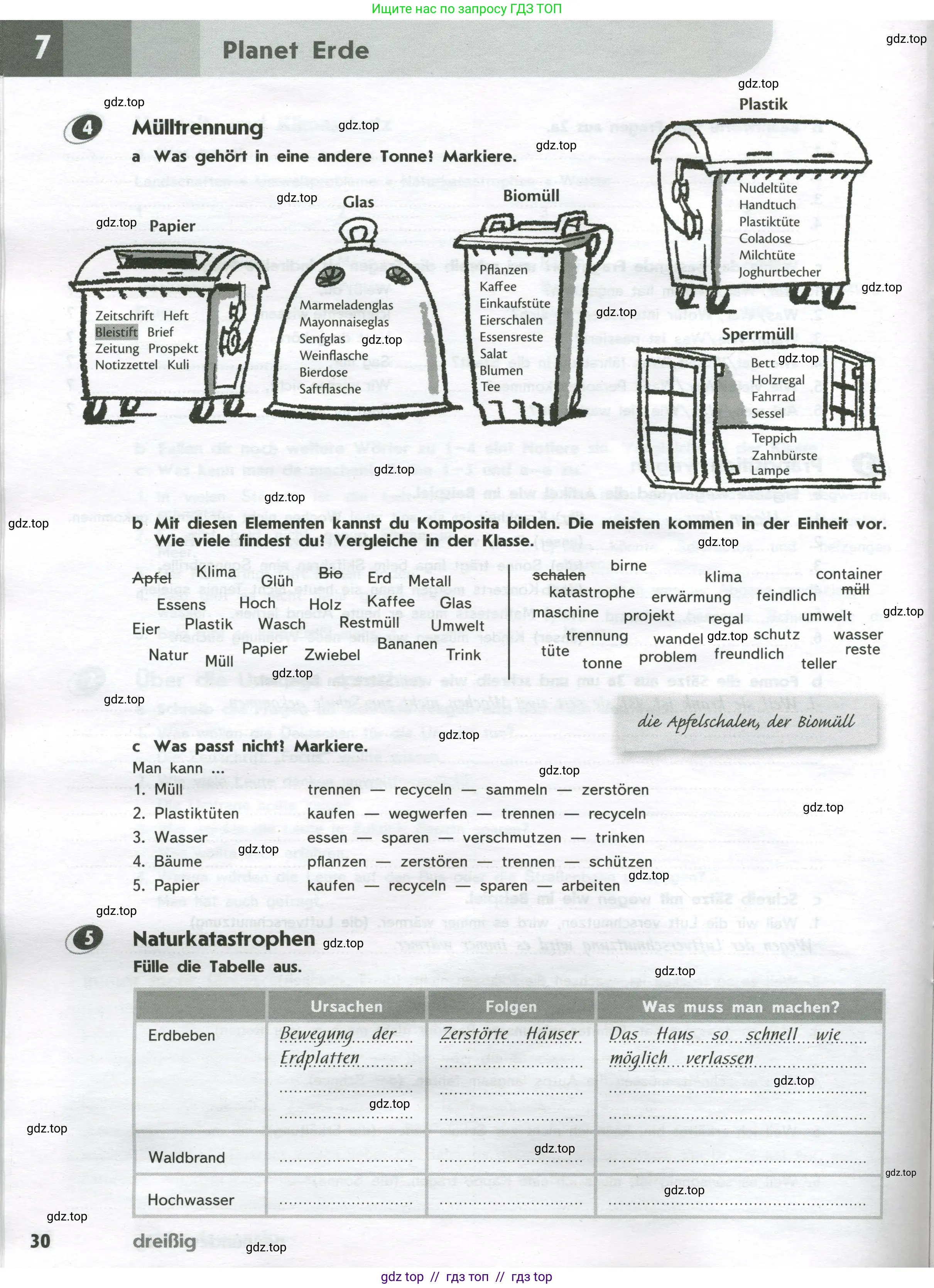Немецкий язык (Deutsch), 9 класс рабочая тетрадь (arbeitsbuch), авторы: Аверин Михаил Михайлович (Awerin М), Джин Фридерике (Jin Friederike), Рорман Лутц (Rohrmann Lutz), Михалак Магдалена (Michalak Magdalena), издательство Просвещение, Москва, 2024, оранжевого цвета, страница 30