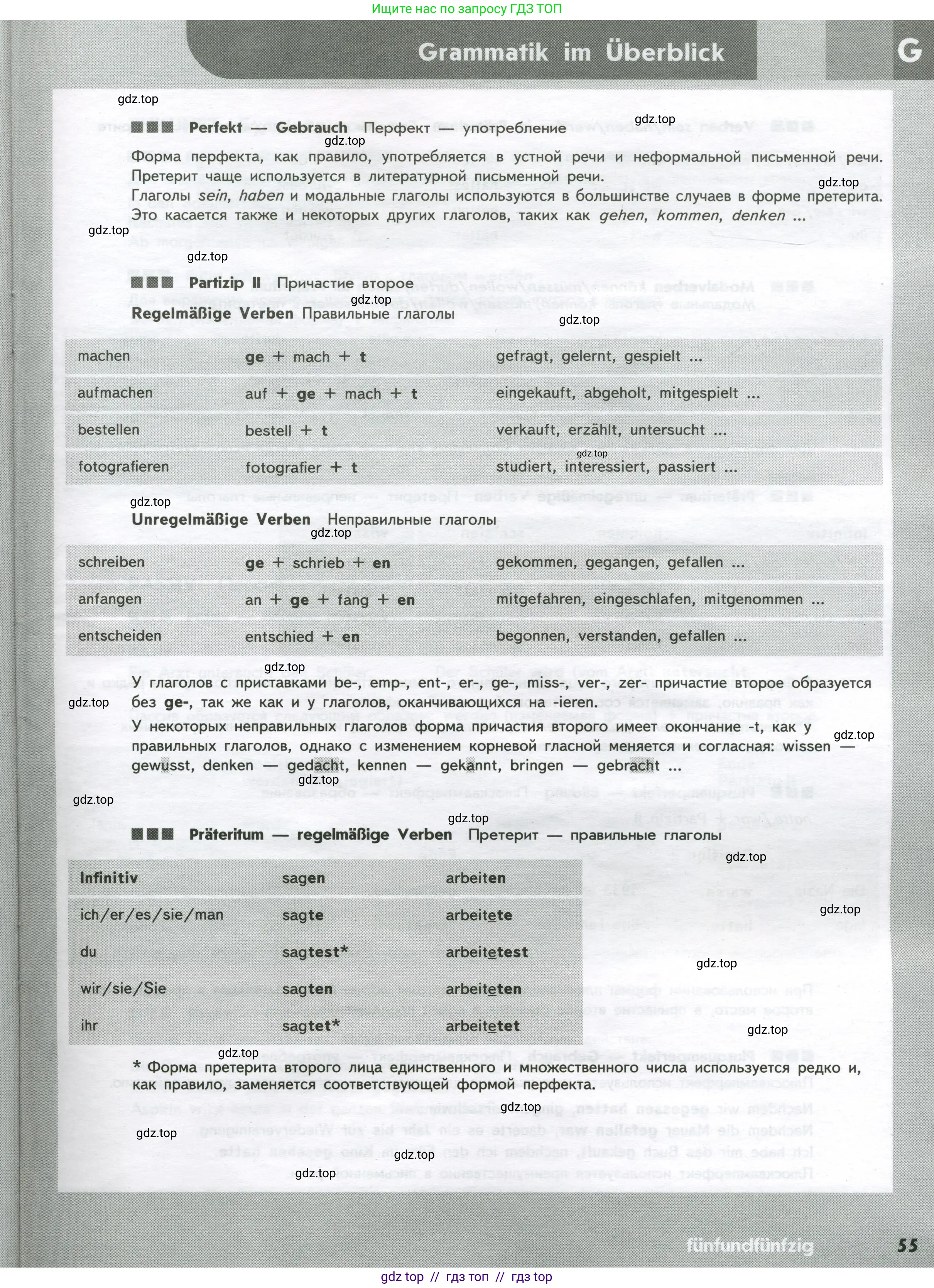 Немецкий язык (Deutsch), 9 класс рабочая тетрадь (arbeitsbuch), авторы: Аверин Михаил Михайлович (Awerin М), Джин Фридерике (Jin Friederike), Рорман Лутц (Rohrmann Lutz), Михалак Магдалена (Michalak Magdalena), издательство Просвещение, Москва, 2024, оранжевого цвета, страница 55