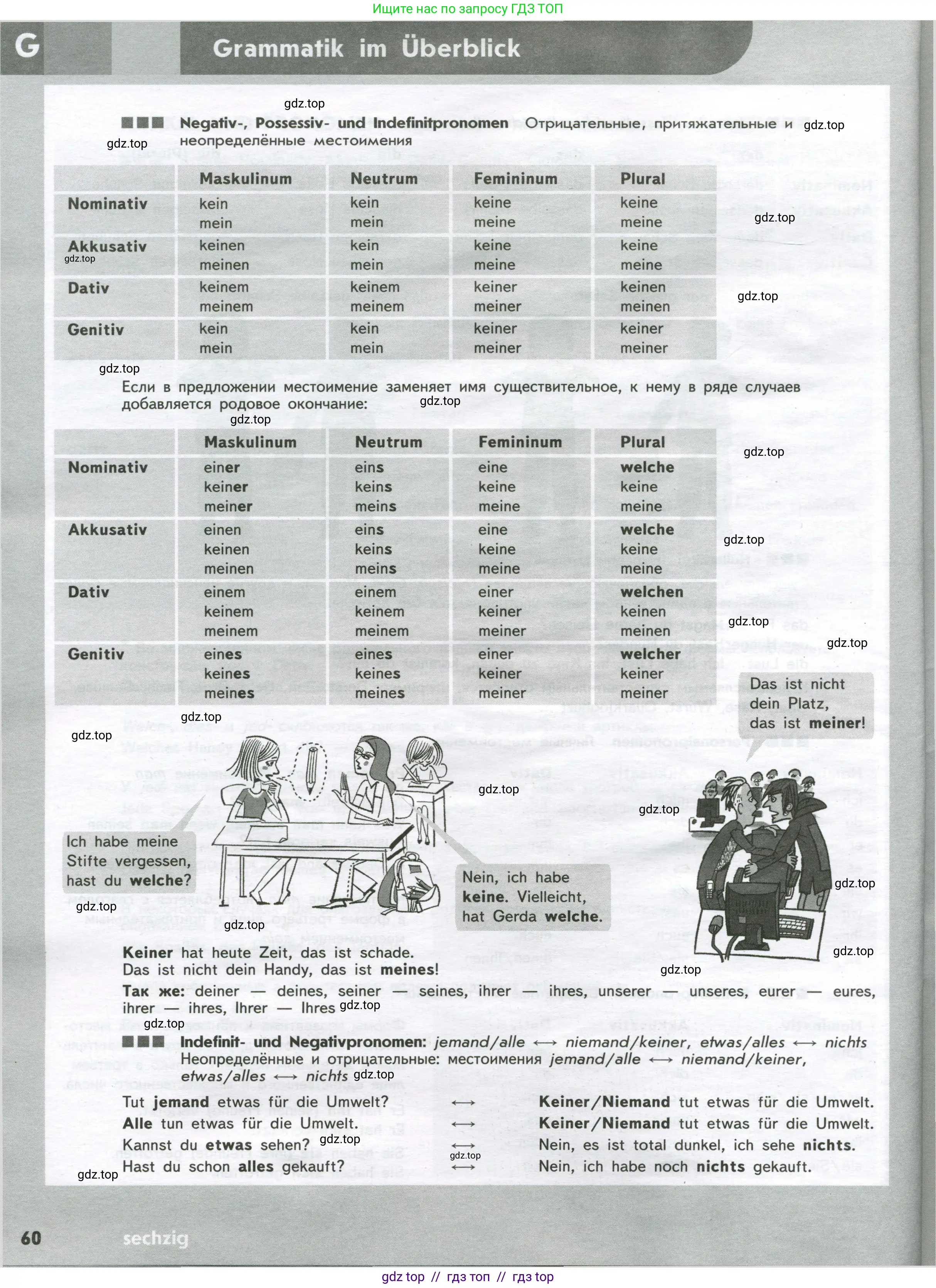 Немецкий язык (Deutsch), 9 класс рабочая тетрадь (arbeitsbuch), авторы: Аверин Михаил Михайлович (Awerin М), Джин Фридерике (Jin Friederike), Рорман Лутц (Rohrmann Lutz), Михалак Магдалена (Michalak Magdalena), издательство Просвещение, Москва, 2024, оранжевого цвета, страница 60