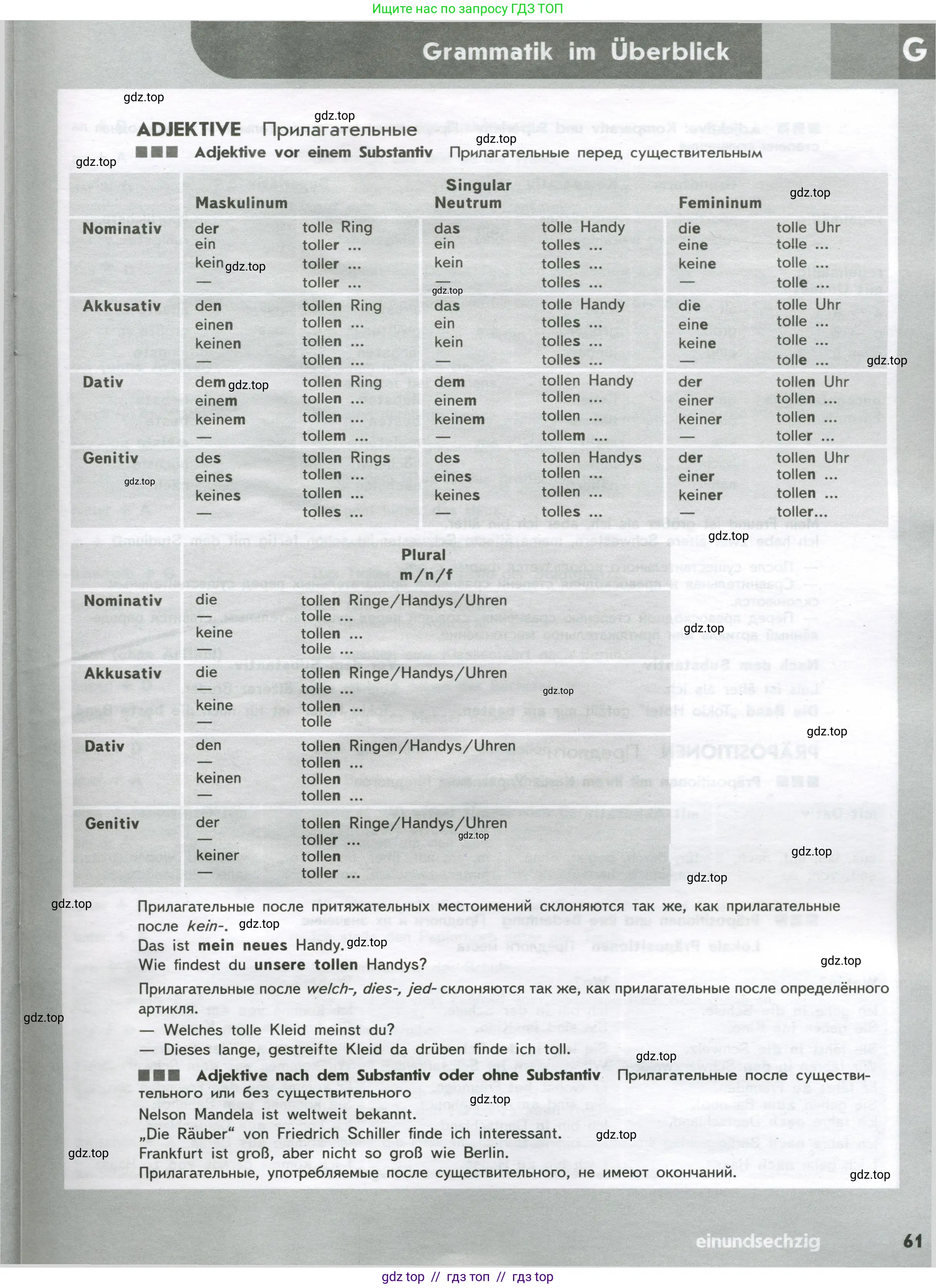 Немецкий язык (Deutsch), 9 класс рабочая тетрадь (arbeitsbuch), авторы: Аверин Михаил Михайлович (Awerin М), Джин Фридерике (Jin Friederike), Рорман Лутц (Rohrmann Lutz), Михалак Магдалена (Michalak Magdalena), издательство Просвещение, Москва, 2024, оранжевого цвета, страница 61