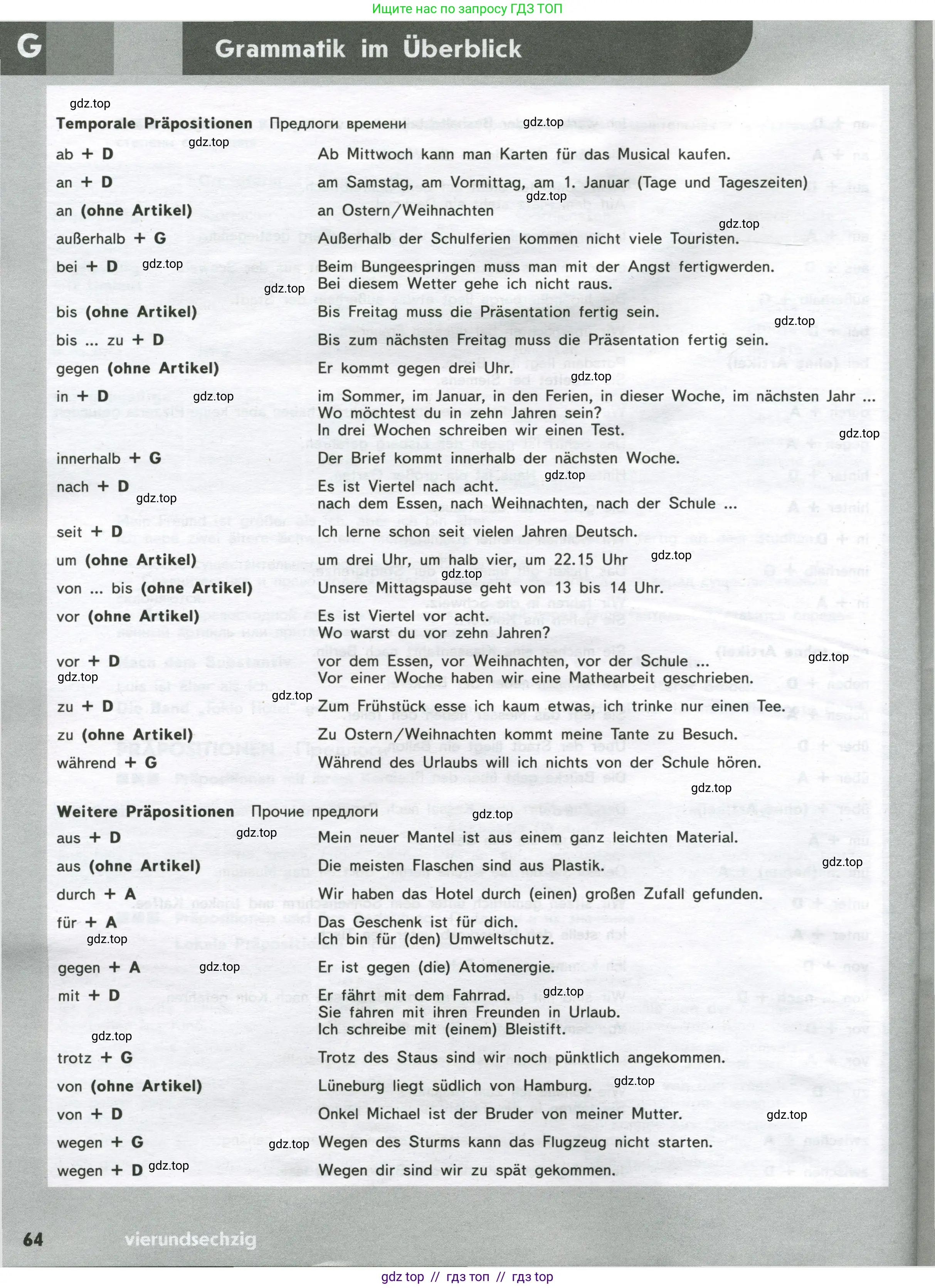 Немецкий язык (Deutsch), 9 класс рабочая тетрадь (arbeitsbuch), авторы: Аверин Михаил Михайлович (Awerin М), Джин Фридерике (Jin Friederike), Рорман Лутц (Rohrmann Lutz), Михалак Магдалена (Michalak Magdalena), издательство Просвещение, Москва, 2024, оранжевого цвета, страница 64