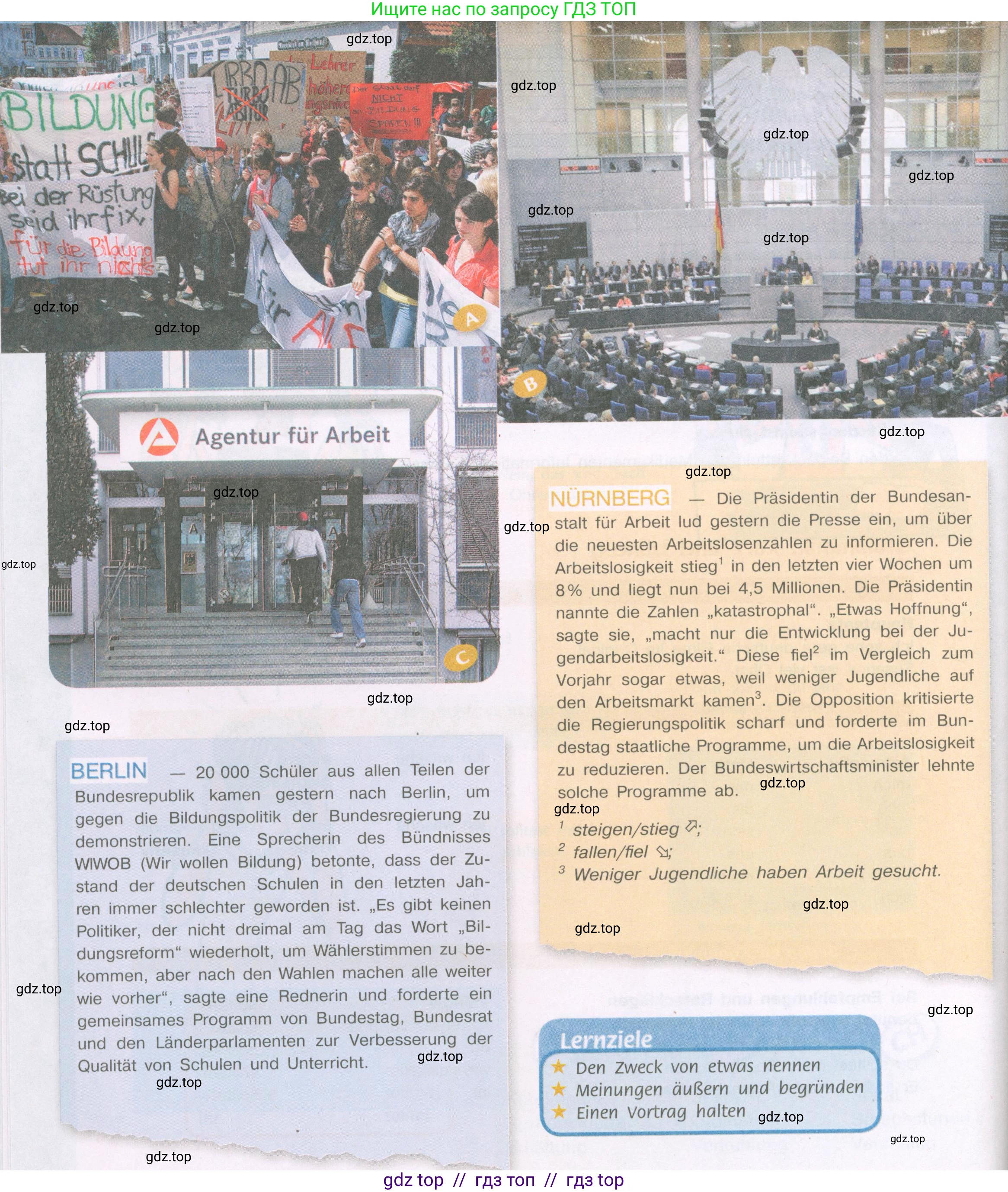 Немецкий язык (Deutsch), 9 класс учебник (lehrbuch), авторы: Аверин Михаил Михайлович (Awerin М), Джин Фридерике (Jin Friederike), Рорман Лутц (Rohrmann Lutz), Михалак Магдалена (Michalak Magdalena), издательство Просвещение, Москва, 2023, оранжевого цвета, страница 37, номер 1, Условие (продолжение 2)