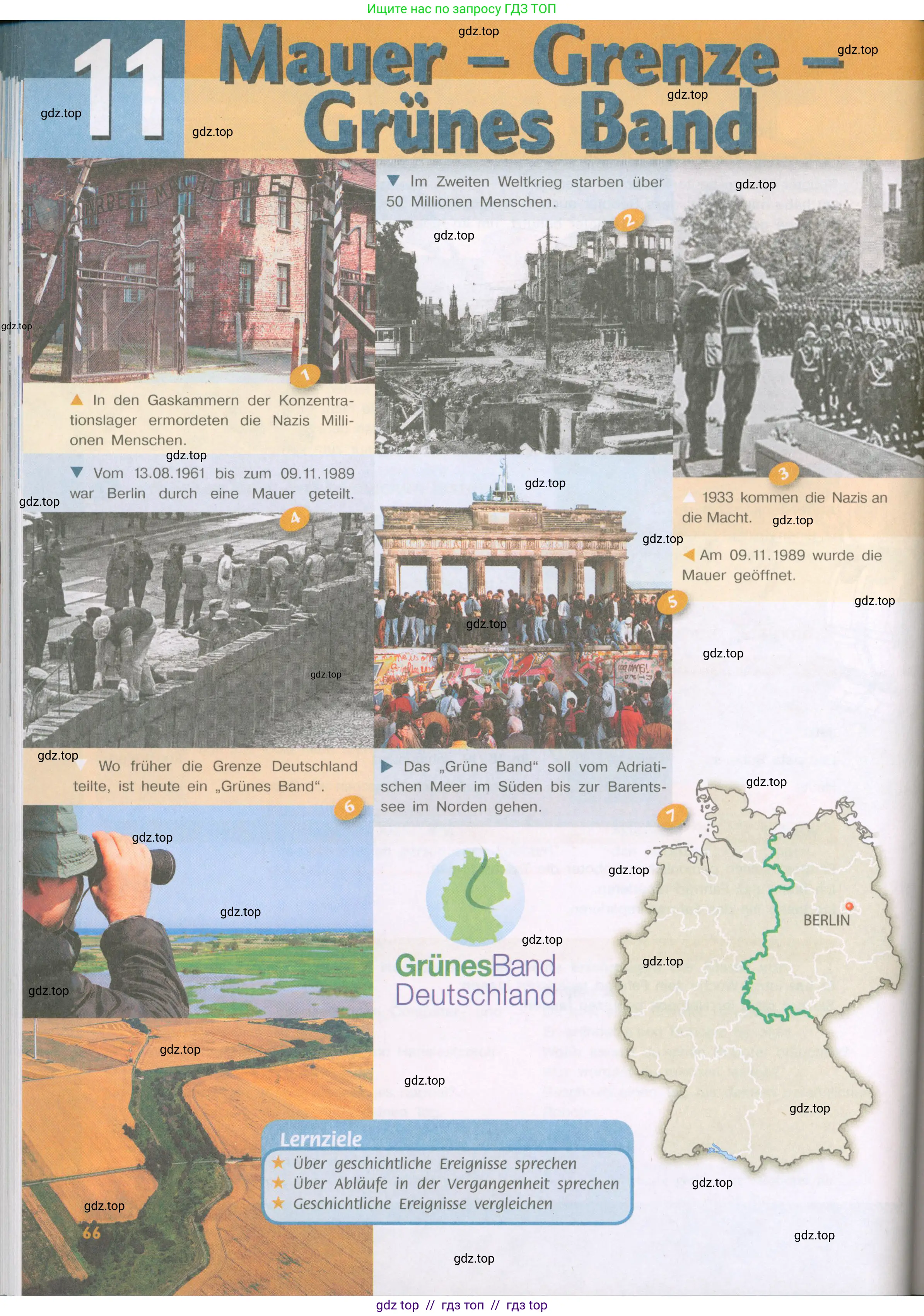 Немецкий язык (Deutsch), 9 класс учебник (lehrbuch), авторы: Аверин Михаил Михайлович (Awerin М), Джин Фридерике (Jin Friederike), Рорман Лутц (Rohrmann Lutz), Михалак Магдалена (Michalak Magdalena), издательство Просвещение, Москва, 2023, оранжевого цвета, страница 66