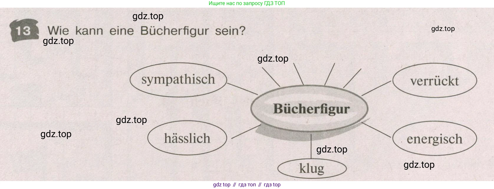 Немецкий язык (Deutsch), 9 класс рабочая тетрадь (arbeitsbuch), авторы: Бим Инесса Львовна (Bim I), Лытаева Мария Александровна (Lytajewa M), издательство Просвещение, Москва, 2021 - 2023, бирюзового цвета, страница 15, номер 13, Условие