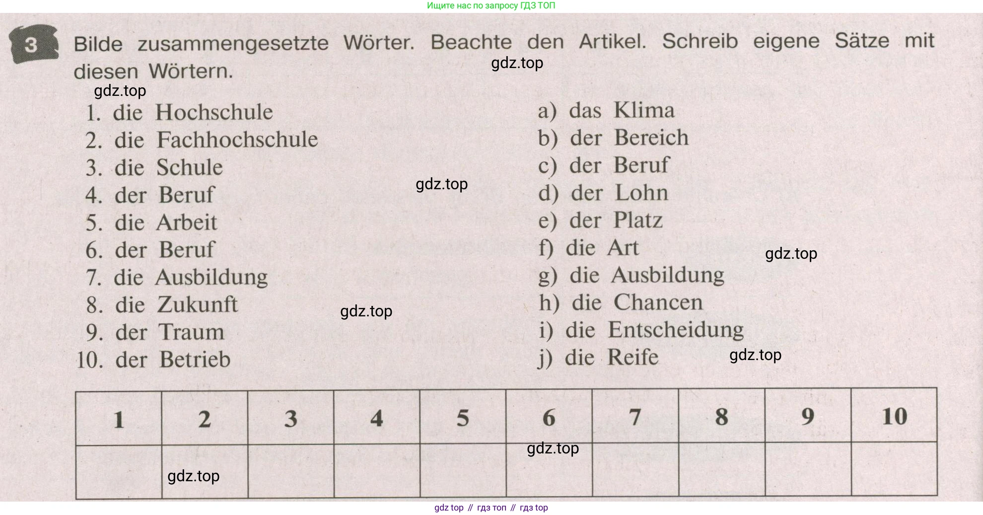 Немецкий язык (Deutsch), 9 класс рабочая тетрадь (arbeitsbuch), авторы: Бим Инесса Львовна (Bim I), Лытаева Мария Александровна (Lytajewa M), издательство Просвещение, Москва, 2021 - 2023, бирюзового цвета, страница 48, номер 3, Условие