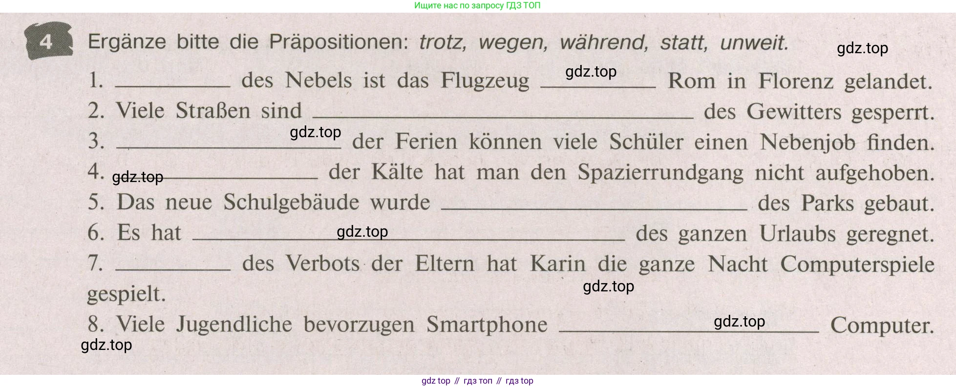 Немецкий язык (Deutsch), 9 класс рабочая тетрадь (arbeitsbuch), авторы: Бим Инесса Львовна (Bim I), Лытаева Мария Александровна (Lytajewa M), издательство Просвещение, Москва, 2021 - 2023, бирюзового цвета, страница 72, номер 4, Условие