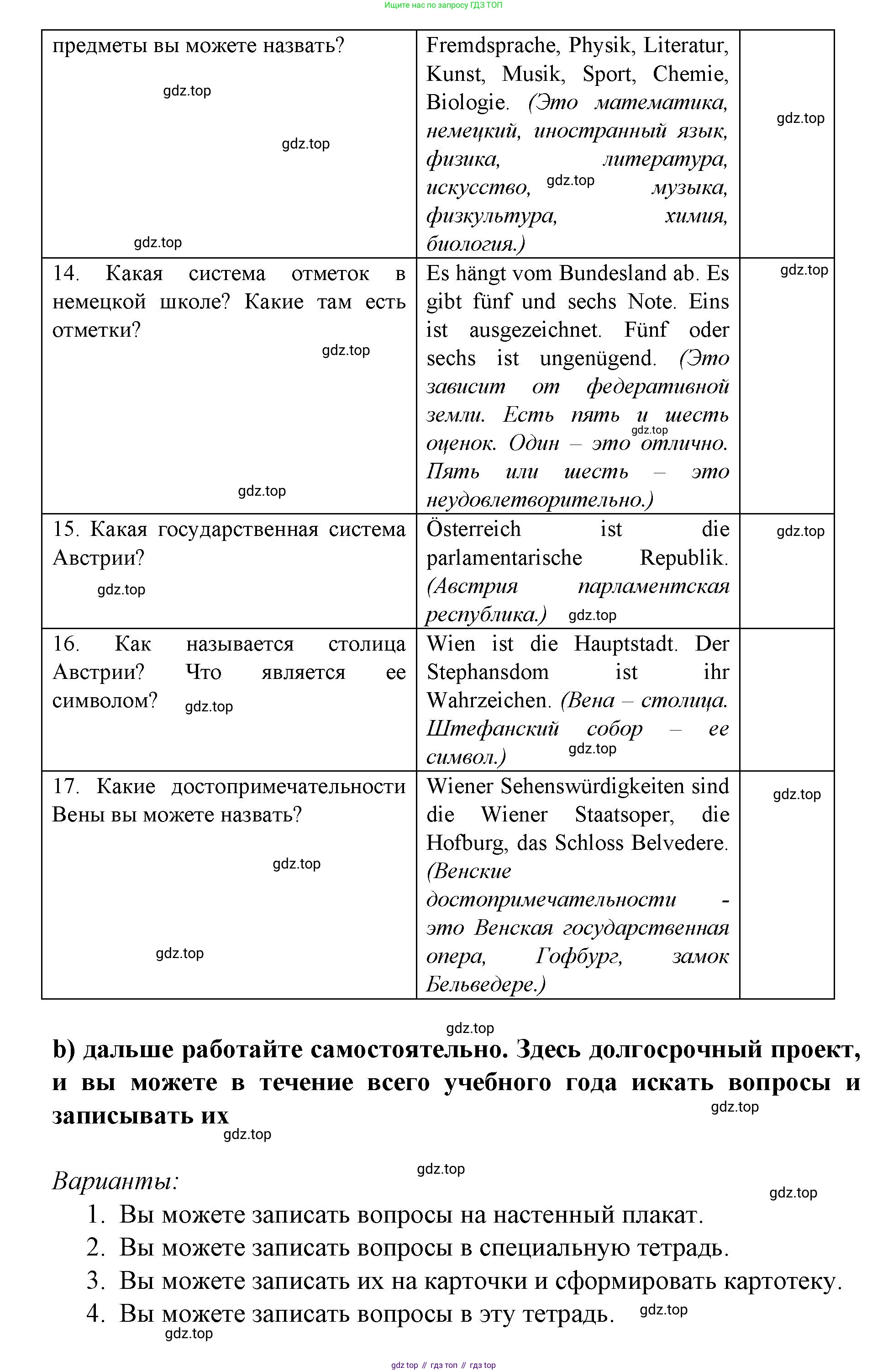 Немецкий язык (Deutsch), 9 класс рабочая тетрадь (arbeitsbuch), авторы: Бим Инесса Львовна (Bim I), Лытаева Мария Александровна (Lytajewa M), издательство Просвещение, Москва, 2021 - 2023, бирюзового цвета, страница 9, номер 18, Решение (продолжение 3)