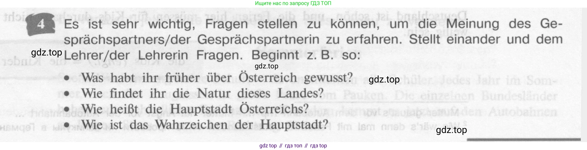 Немецкий язык (Deutsch), 9 класс учебник (lehrbuch), авторы: Бим Инесса Львовна (Bim I), Садомова Людмила Васильевна (Sadomova L), издательство Просвещение, Москва, 2023, бирюзового цвета, страница 7, номер 4, Условие 2015-2022
