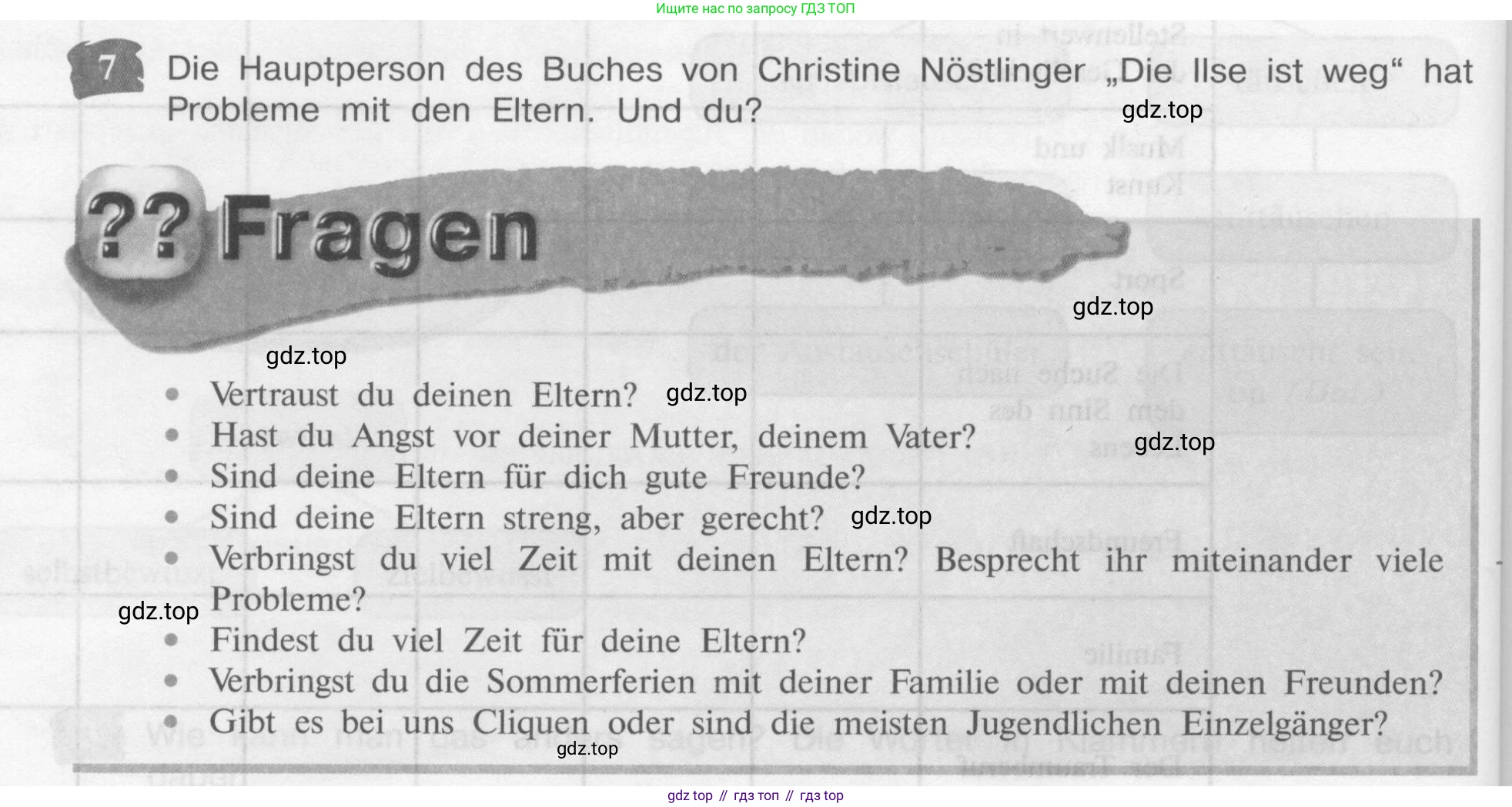 Немецкий язык (Deutsch), 9 класс учебник (lehrbuch), авторы: Бим Инесса Львовна (Bim I), Садомова Людмила Васильевна (Sadomova L), издательство Просвещение, Москва, 2023, бирюзового цвета, страница 96, номер 7, Условие 2015-2022
