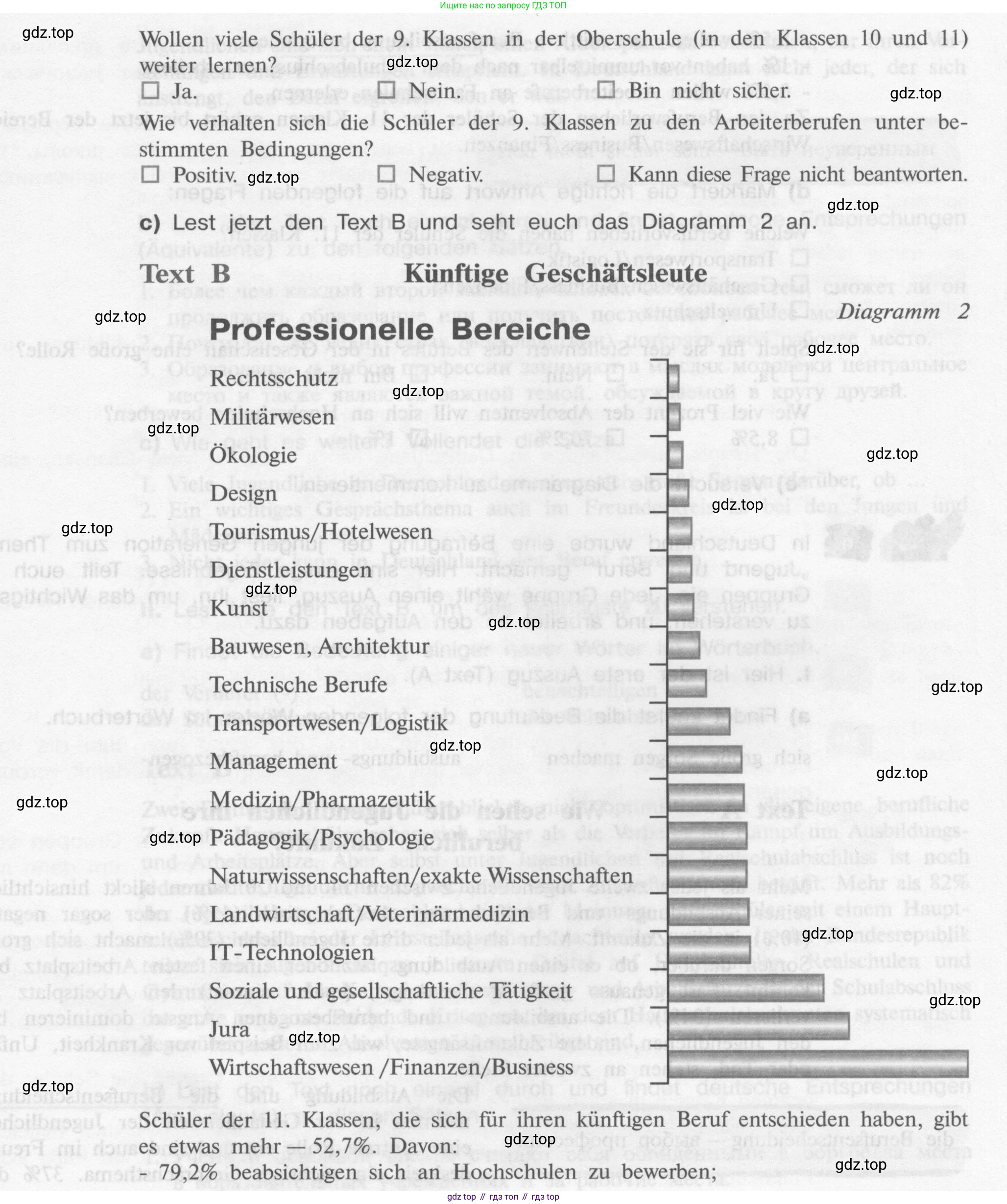 Немецкий язык (Deutsch), 9 класс учебник (lehrbuch), авторы: Бим Инесса Львовна (Bim I), Садомова Людмила Васильевна (Sadomova L), издательство Просвещение, Москва, 2023, бирюзового цвета, страница 119, номер 5, Условие 2015-2022 (продолжение 3)