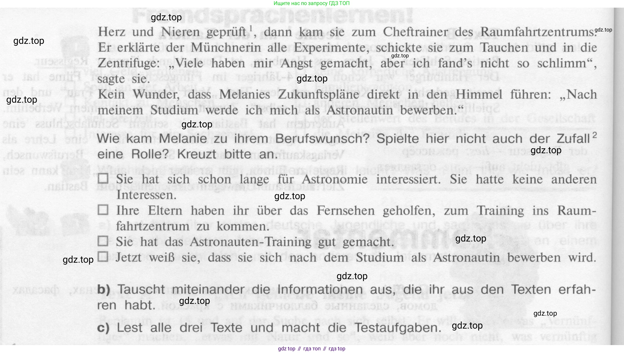 Немецкий язык (Deutsch), 9 класс учебник (lehrbuch), авторы: Бим Инесса Львовна (Bim I), Садомова Людмила Васильевна (Sadomova L), издательство Просвещение, Москва, 2023, бирюзового цвета, страница 138, номер 3, Условие 2015-2022 (продолжение 3)
