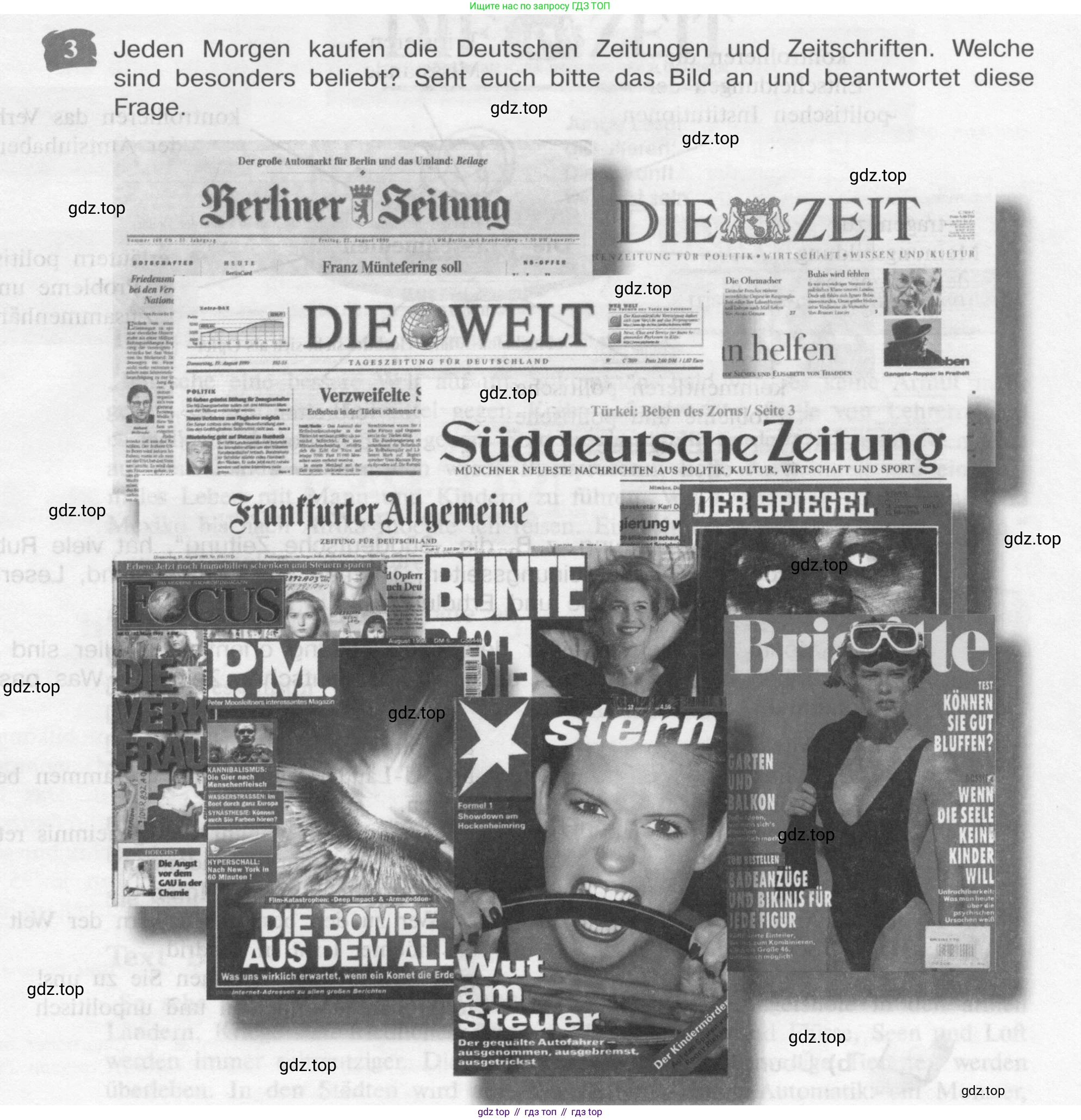 Немецкий язык (Deutsch), 9 класс учебник (lehrbuch), авторы: Бим Инесса Львовна (Bim I), Садомова Людмила Васильевна (Sadomova L), издательство Просвещение, Москва, 2023, бирюзового цвета, страница 159, номер 3, Условие 2015-2022