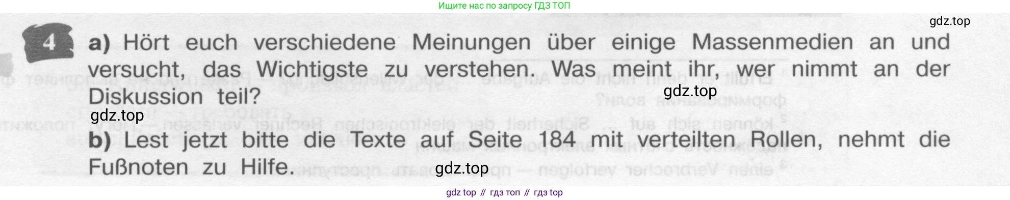 Немецкий язык (Deutsch), 9 класс учебник (lehrbuch), авторы: Бим Инесса Львовна (Bim I), Садомова Людмила Васильевна (Sadomova L), издательство Просвещение, Москва, 2023, бирюзового цвета, страница 183, номер 4, Условие 2015-2022