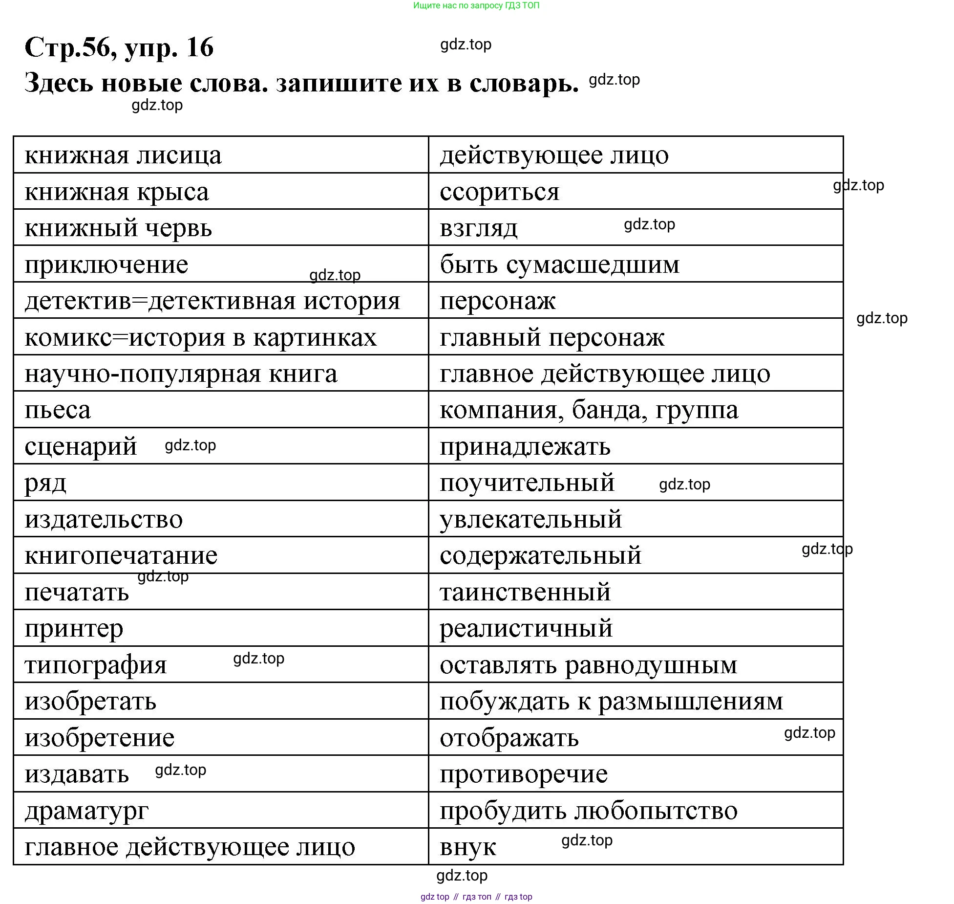 Немецкий язык (Deutsch), 9 класс учебник (lehrbuch), авторы: Бим Инесса Львовна (Bim I), Садомова Людмила Васильевна (Sadomova L), издательство Просвещение, Москва, 2023, бирюзового цвета, страница 56, номер 16, Решение 2015-2022