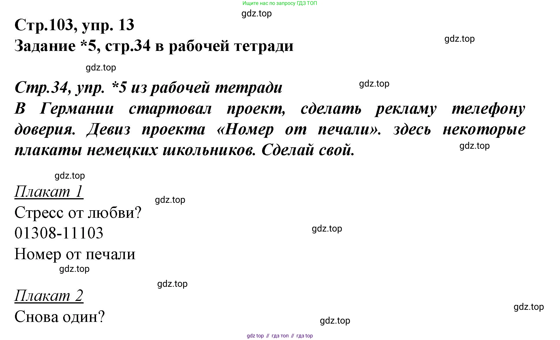 Немецкий язык (Deutsch), 9 класс учебник (lehrbuch), авторы: Бим Инесса Львовна (Bim I), Садомова Людмила Васильевна (Sadomova L), издательство Просвещение, Москва, 2023, бирюзового цвета, страница 103, номер 13, Решение 2015-2022