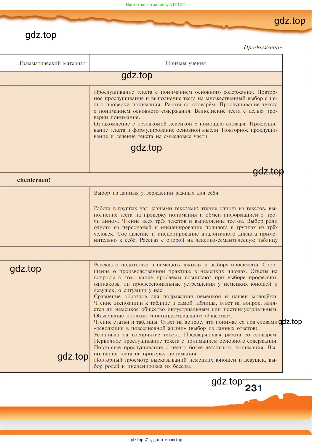 Немецкий язык (Deutsch), 9 класс учебник (lehrbuch), авторы: Бим Инесса Львовна (Bim I), Садомова Людмила Васильевна (Sadomova L), издательство Просвещение, Москва, 2023, бирюзового цвета, страница 231