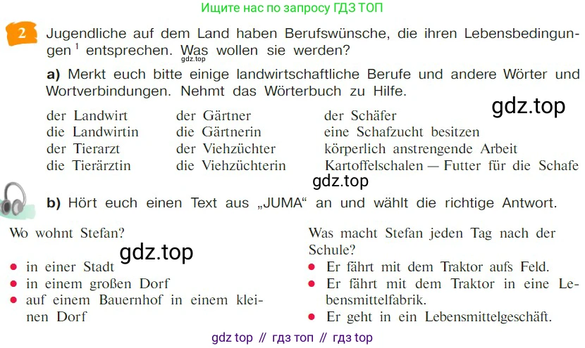 Немецкий язык (Deutsch), 9 класс учебник (lehrbuch), авторы: Бим Инесса Львовна (Bim I), Садомова Людмила Васильевна (Sadomova L), издательство Просвещение, Москва, 2023, бирюзового цвета, страница 136, номер 2, Условие 2023