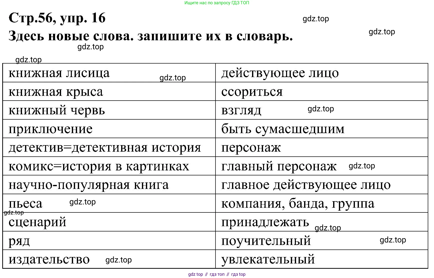 Немецкий язык (Deutsch), 9 класс учебник (lehrbuch), авторы: Бим Инесса Львовна (Bim I), Садомова Людмила Васильевна (Sadomova L), издательство Просвещение, Москва, 2023, бирюзового цвета, страница 56, номер 16, Решение 2023