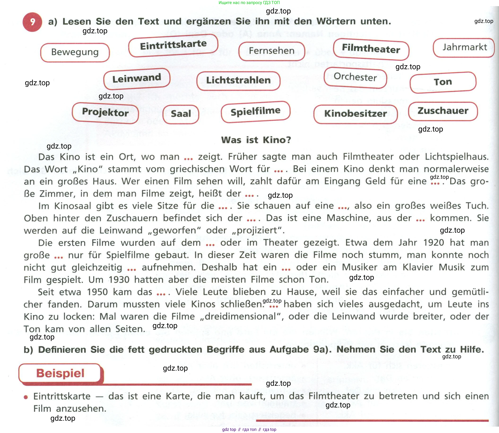 ГДЗ Немецкий язык (Deutsch), 10 класс учебник (lehrbuch), авторы: Бим Инесса Львовна (Bim I), Лытаева Мария Александровна (Lytajewa M), издательство Просвещение, Москва, 2023, страница 46, номер 9, Условие