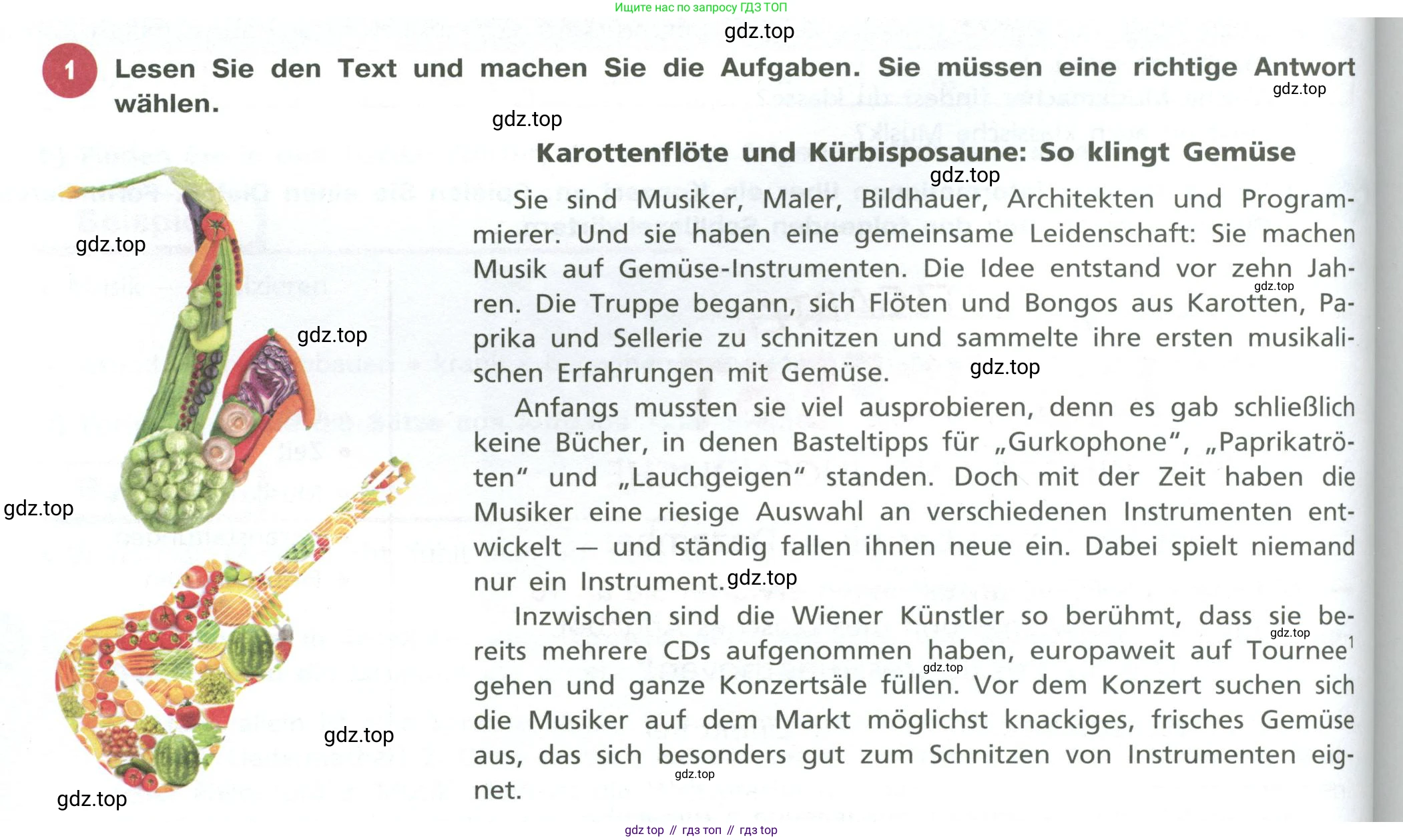 ГДЗ Немецкий язык (Deutsch), 10 класс учебник (lehrbuch), авторы: Бим Инесса Львовна (Bim I), Лытаева Мария Александровна (Lytajewa M), издательство Просвещение, Москва, 2023, страница 50, номер 1, Условие