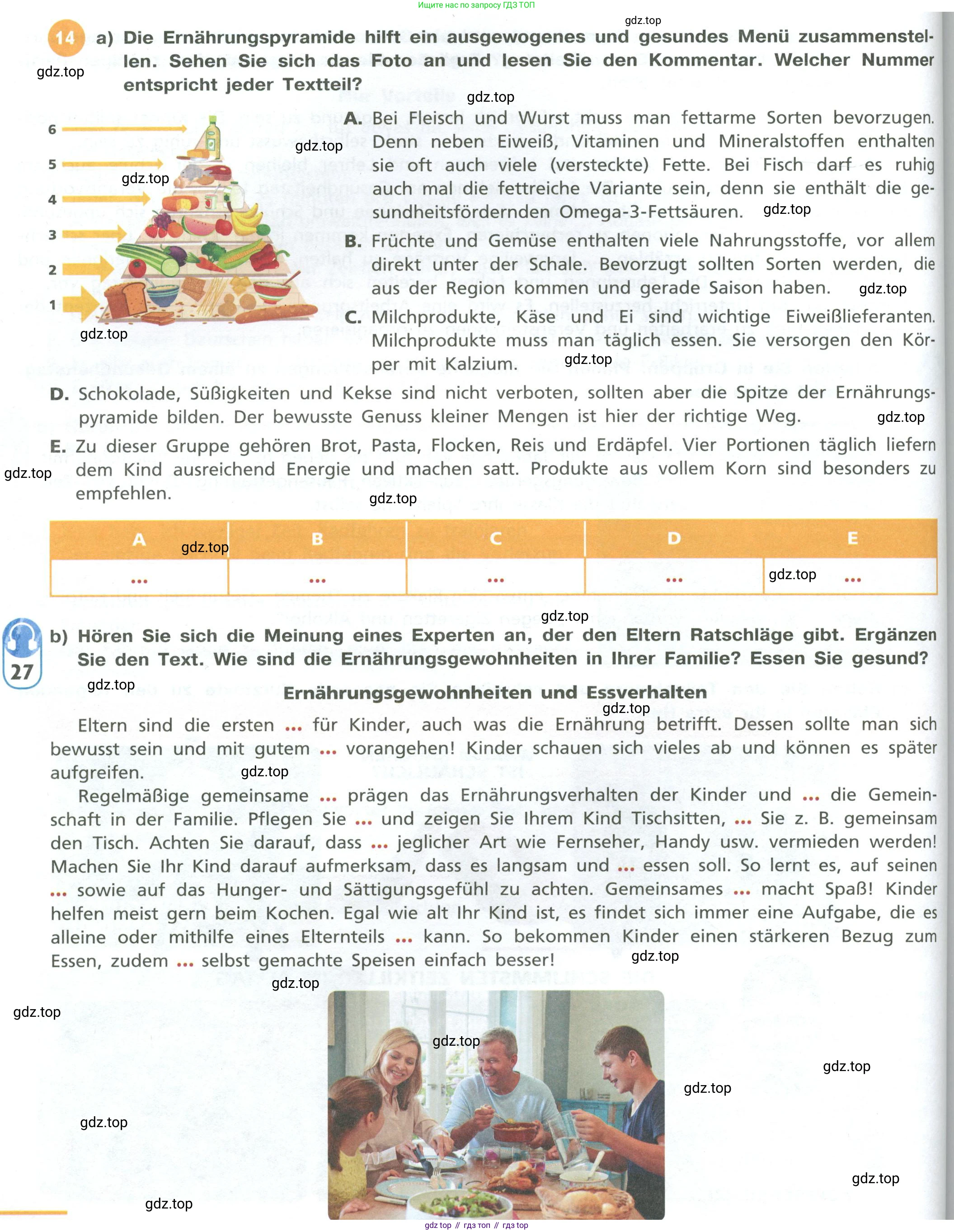 ГДЗ Немецкий язык (Deutsch), 10 класс учебник (lehrbuch), авторы: Бим Инесса Львовна (Bim I), Лытаева Мария Александровна (Lytajewa M), издательство Просвещение, Москва, 2023, страница 96, номер 14, Условие