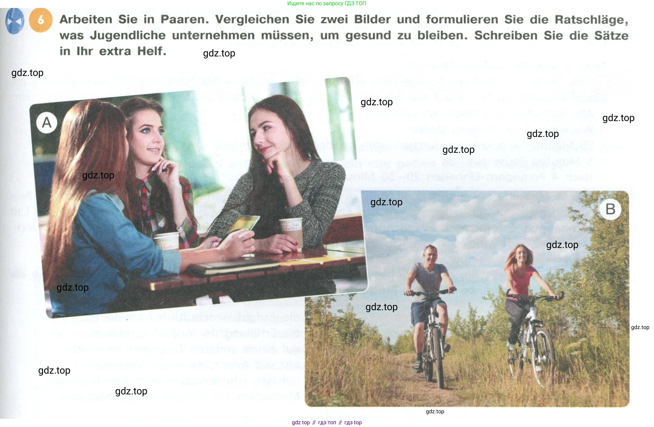 ГДЗ Немецкий язык (Deutsch), 10 класс учебник (lehrbuch), авторы: Бим Инесса Львовна (Bim I), Лытаева Мария Александровна (Lytajewa M), издательство Просвещение, Москва, 2023, страница 89, номер 6, Условие