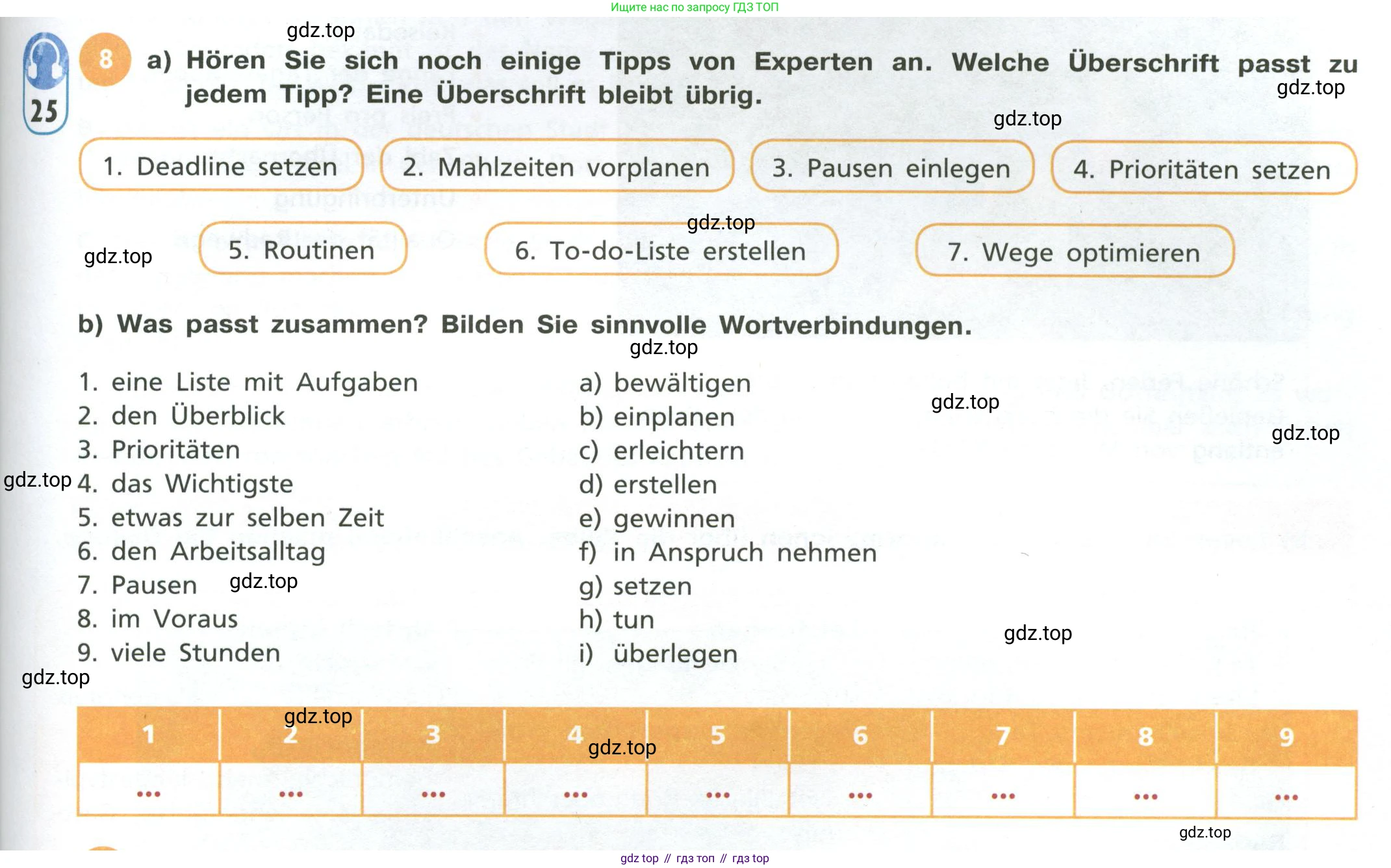 ГДЗ Немецкий язык (Deutsch), 10 класс учебник (lehrbuch), авторы: Бим Инесса Львовна (Bim I), Лытаева Мария Александровна (Lytajewa M), издательство Просвещение, Москва, 2023, страница 91, номер 8, Условие