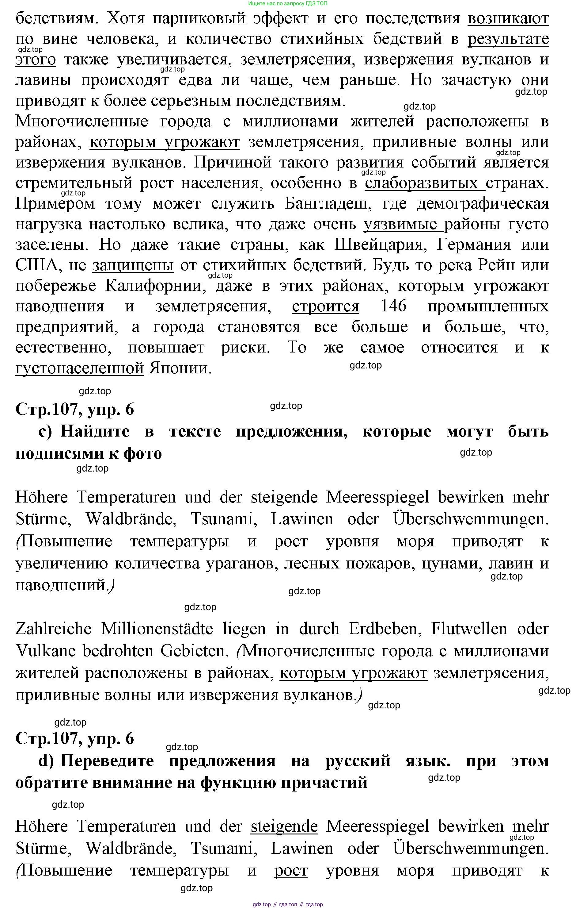 ГДЗ Немецкий язык (Deutsch), 10 класс учебник (lehrbuch), авторы: Бим Инесса Львовна (Bim I), Лытаева Мария Александровна (Lytajewa M), издательство Просвещение, Москва, 2023, страница 106, номер 6, Решение (продолжение 4)