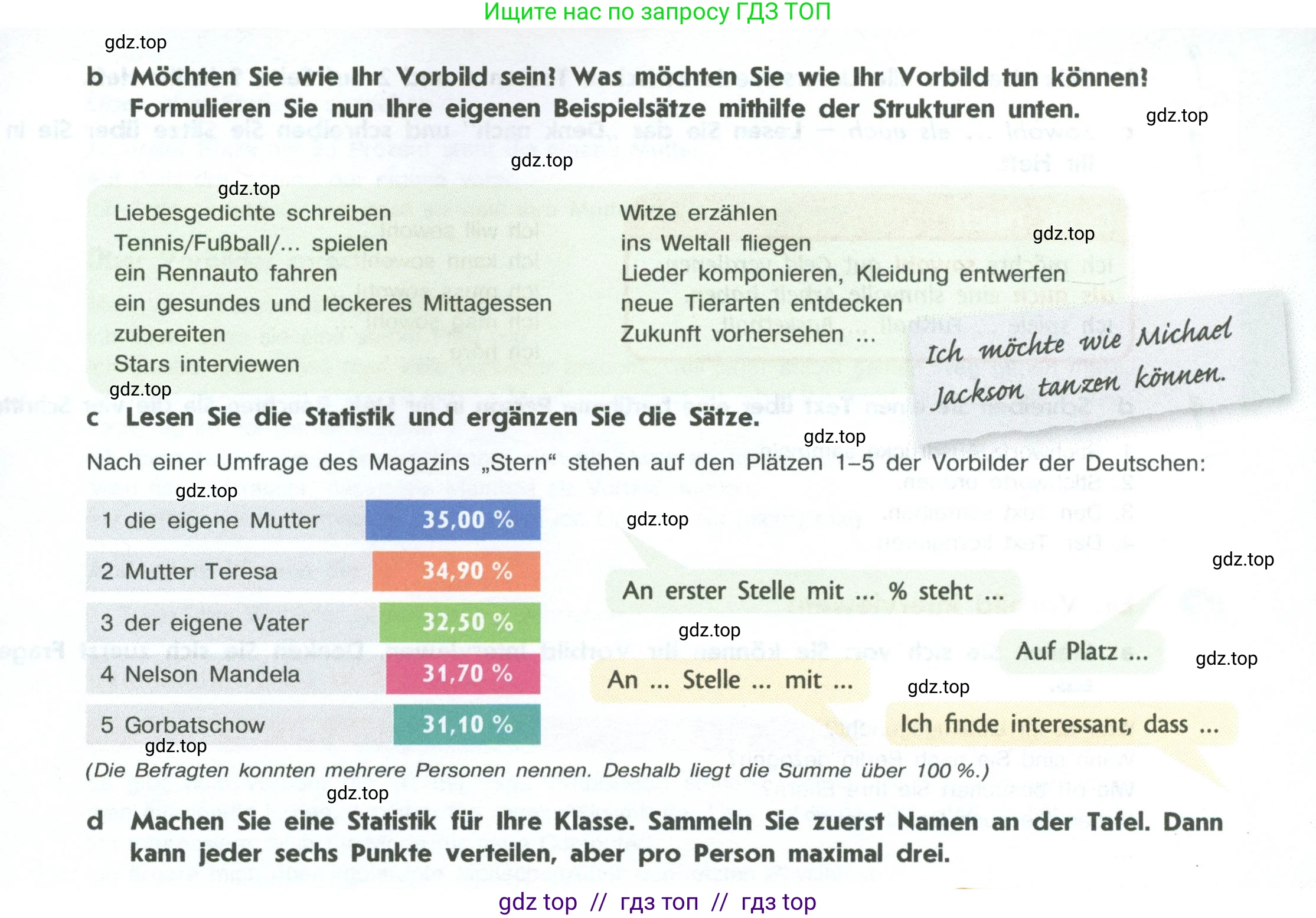 Немецкий язык (Deutsch), 10 класс учебник (lehrbuch), авторы: Аверин Михаил Михайлович (Awerin М), Бажанов Александр Евгеньевич, Фурманова София Львовна, Джин Фридерике (Jin Friederike), Рорман Лутц (Rohrmann Lutz), Михалак Магдалена (Michalak Magdalena), Фосс Уте (Voß Ute), издательство Просвещение, Москва, 2019, страница 8, номер 4, Условие (продолжение 2)