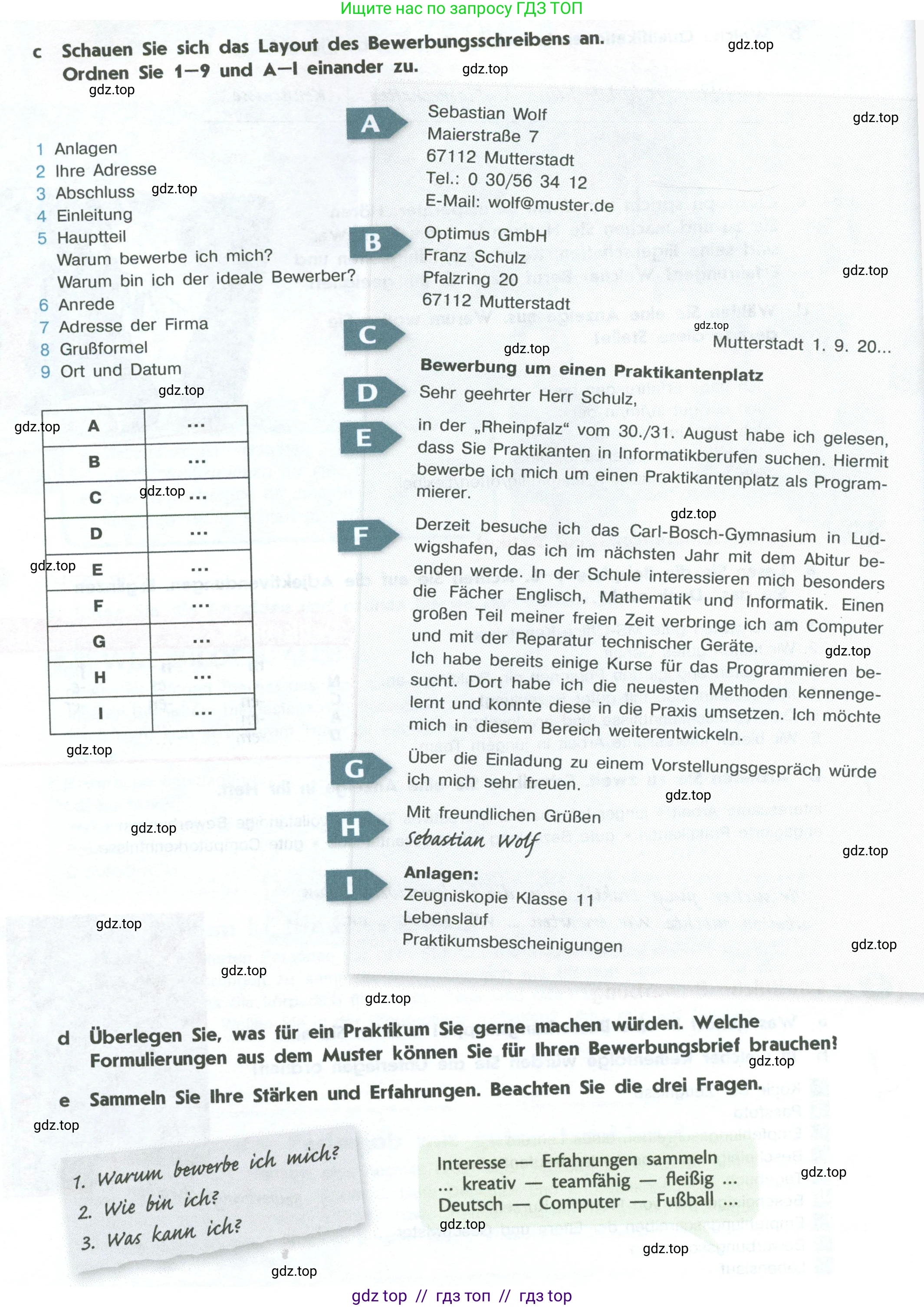 Немецкий язык (Deutsch), 10 класс учебник (lehrbuch), авторы: Аверин Михаил Михайлович (Awerin М), Бажанов Александр Евгеньевич, Фурманова София Львовна, Джин Фридерике (Jin Friederike), Рорман Лутц (Rohrmann Lutz), Михалак Магдалена (Michalak Magdalena), Фосс Уте (Voß Ute), издательство Просвещение, Москва, 2019, страница 67, номер 3, Условие (продолжение 2)