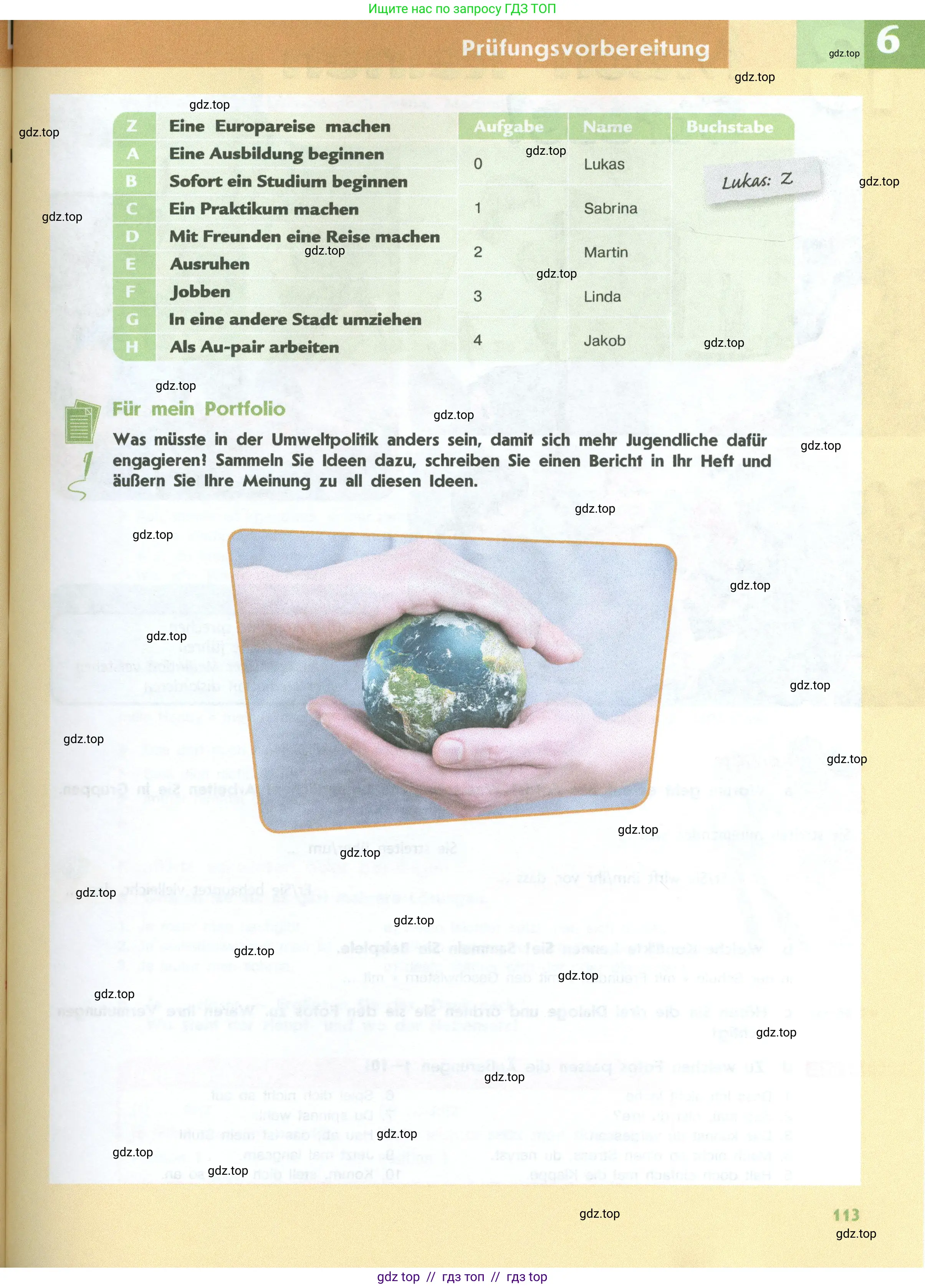 Немецкий язык (Deutsch), 10 класс учебник (lehrbuch), авторы: Аверин Михаил Михайлович (Awerin М), Бажанов Александр Евгеньевич, Фурманова София Львовна, Джин Фридерике (Jin Friederike), Рорман Лутц (Rohrmann Lutz), Михалак Магдалена (Michalak Magdalena), Фосс Уте (Voß Ute), издательство Просвещение, Москва, 2019, страница 113