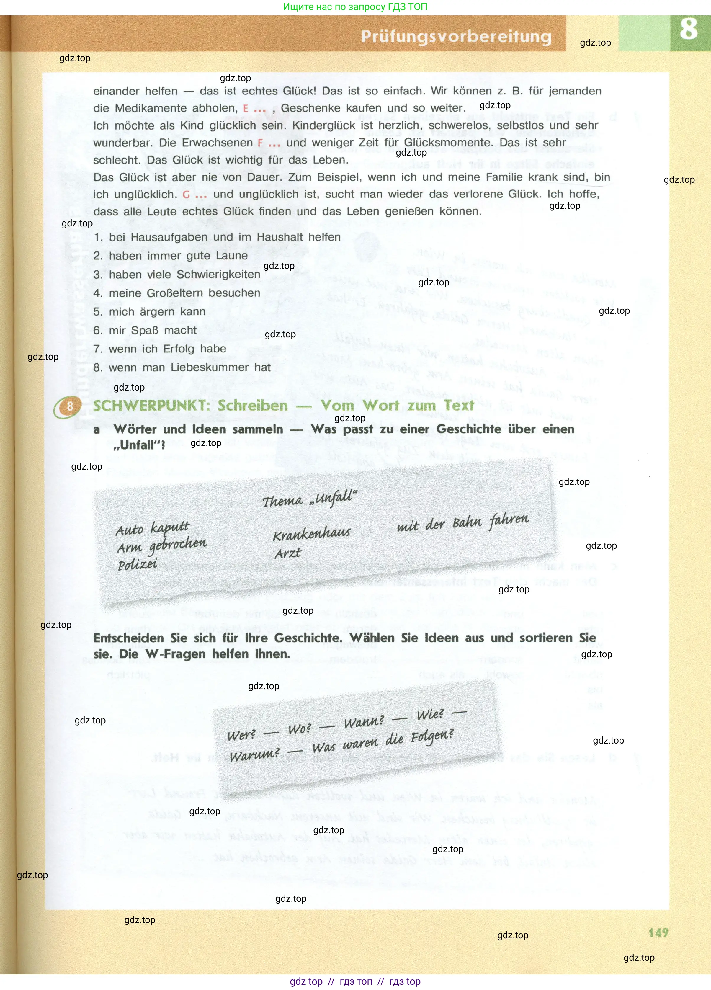 Немецкий язык (Deutsch), 10 класс учебник (lehrbuch), авторы: Аверин Михаил Михайлович (Awerin М), Бажанов Александр Евгеньевич, Фурманова София Львовна, Джин Фридерике (Jin Friederike), Рорман Лутц (Rohrmann Lutz), Михалак Магдалена (Michalak Magdalena), Фосс Уте (Voß Ute), издательство Просвещение, Москва, 2019, страница 149