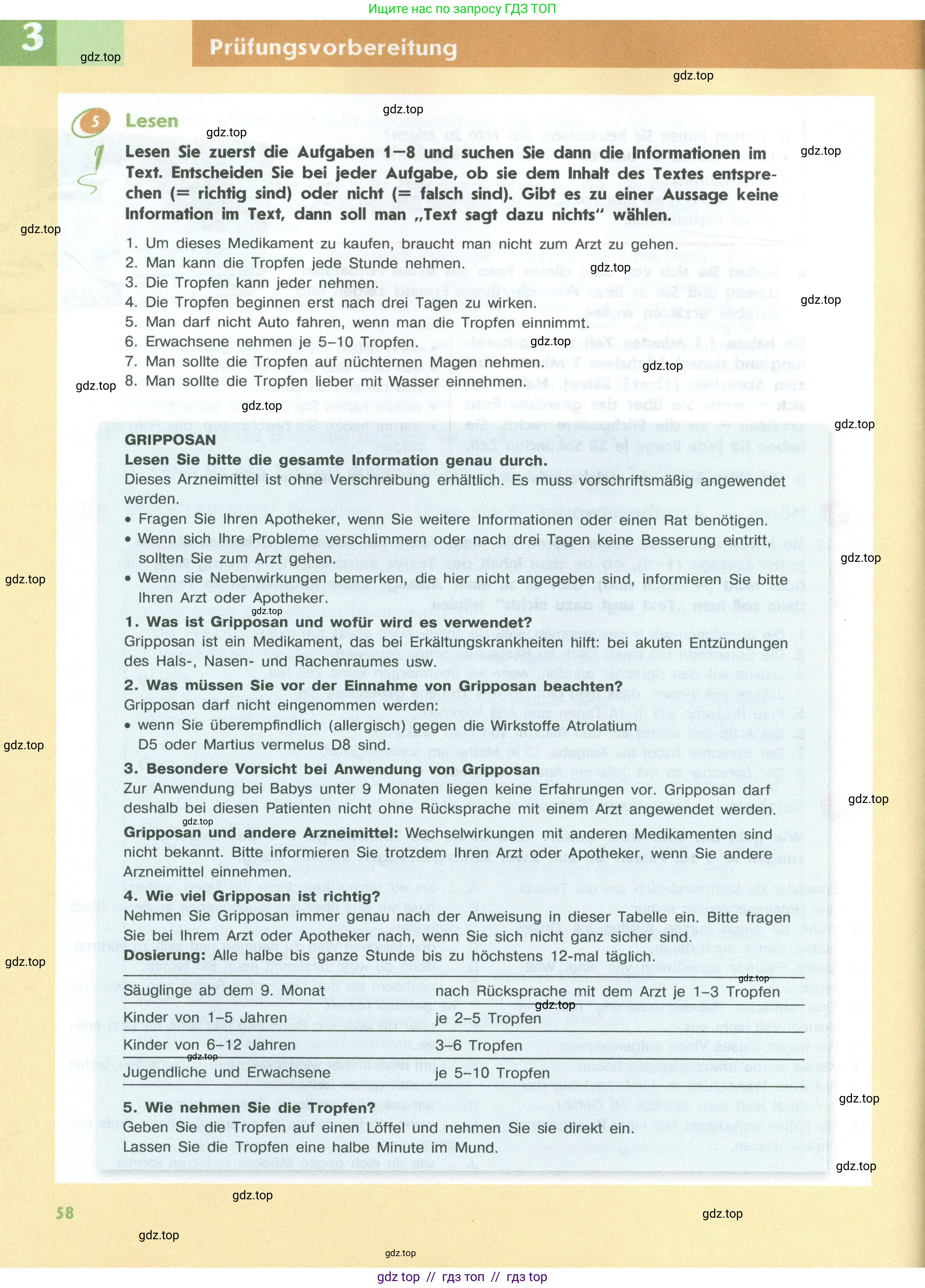 Немецкий язык (Deutsch), 10 класс учебник (lehrbuch), авторы: Аверин Михаил Михайлович (Awerin М), Бажанов Александр Евгеньевич, Фурманова София Львовна, Джин Фридерике (Jin Friederike), Рорман Лутц (Rohrmann Lutz), Михалак Магдалена (Michalak Magdalena), Фосс Уте (Voß Ute), издательство Просвещение, Москва, 2019, страница 58