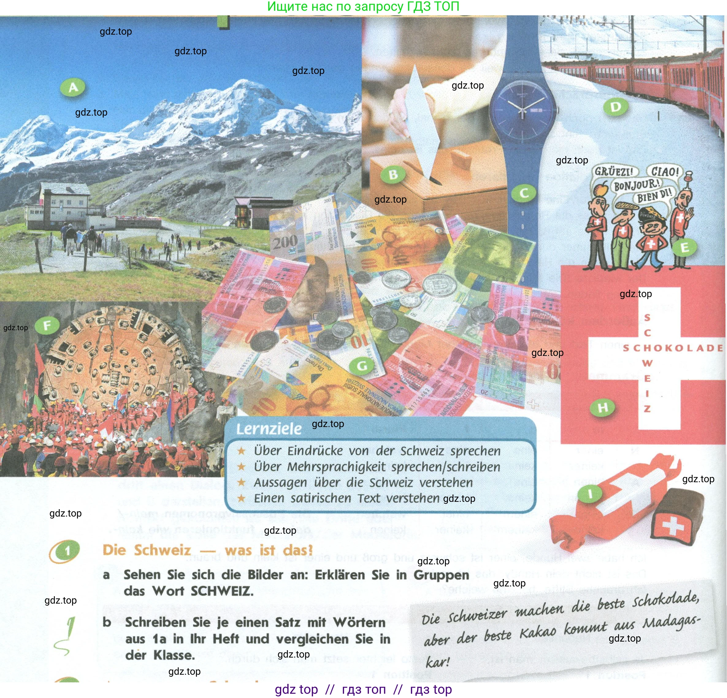 Немецкий язык (Deutsch), 10 класс учебник (lehrbuch), авторы: Аверин Михаил Михайлович (Awerin М), Бажанов Александр Евгеньевич, Фурманова София Львовна, Джин Фридерике (Jin Friederike), Рорман Лутц (Rohrmann Lutz), Михалак Магдалена (Michalak Magdalena), Фосс Уте (Voß Ute), издательство Просвещение, Москва, 2019, страница 120, номер 1, Условие