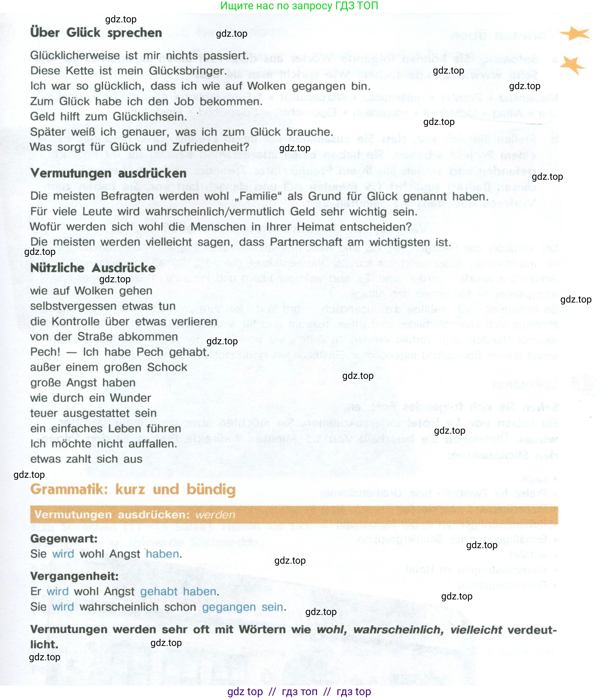 Немецкий язык (Deutsch), 10 класс учебник (lehrbuch), авторы: Аверин Михаил Михайлович (Awerin М), Бажанов Александр Евгеньевич, Фурманова София Львовна, Джин Фридерике (Jin Friederike), Рорман Лутц (Rohrmann Lutz), Михалак Магдалена (Michalak Magdalena), Фосс Уте (Voß Ute), издательство Просвещение, Москва, 2019, страница 142, номер 6, Условие (продолжение 2)