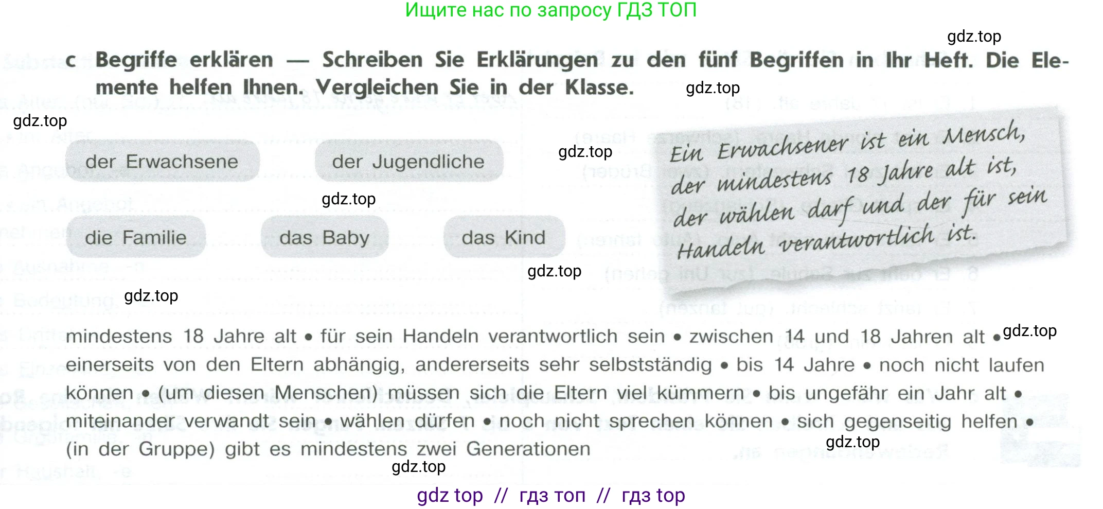 Немецкий язык (Deutsch), 10 класс рабочая тетрадь (arbeitsbuch), авторы: Бажанов Александр Евгеньевич, Фурманова София Львовна, Джин Фридерике (Jin Friederike), Рорман Лутц (Rohrmann Lutz), Михалак Магдалена (Michalak Magdalena), Фосс Уте (Voß Ute), издательство Просвещение, Москва, 2019, страница 12, номер 2, Условие (продолжение 2)