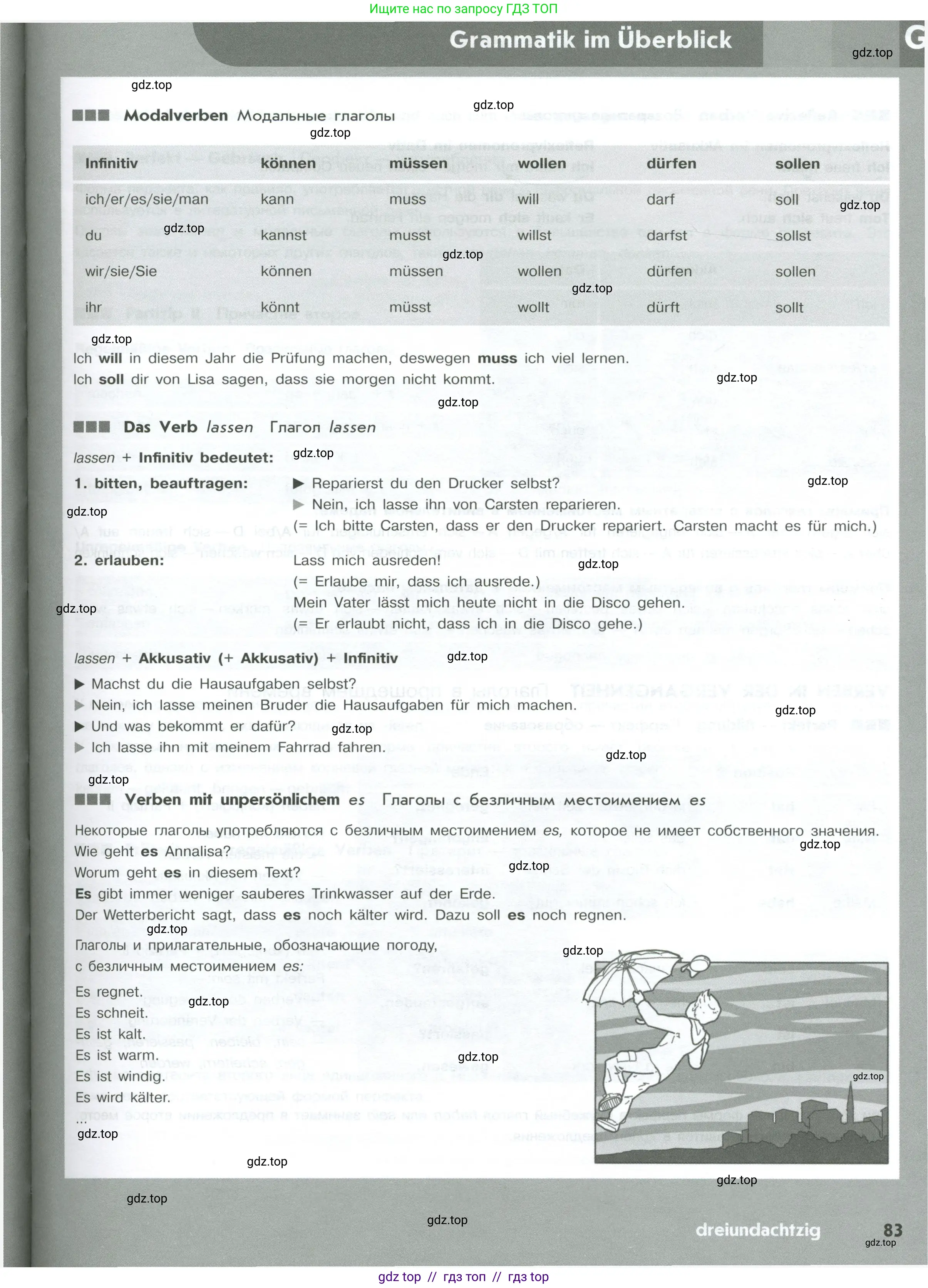 Немецкий язык (Deutsch), 10 класс рабочая тетрадь (arbeitsbuch), авторы: Бажанов Александр Евгеньевич, Фурманова София Львовна, Джин Фридерике (Jin Friederike), Рорман Лутц (Rohrmann Lutz), Михалак Магдалена (Michalak Magdalena), Фосс Уте (Voß Ute), издательство Просвещение, Москва, 2019, страница 83