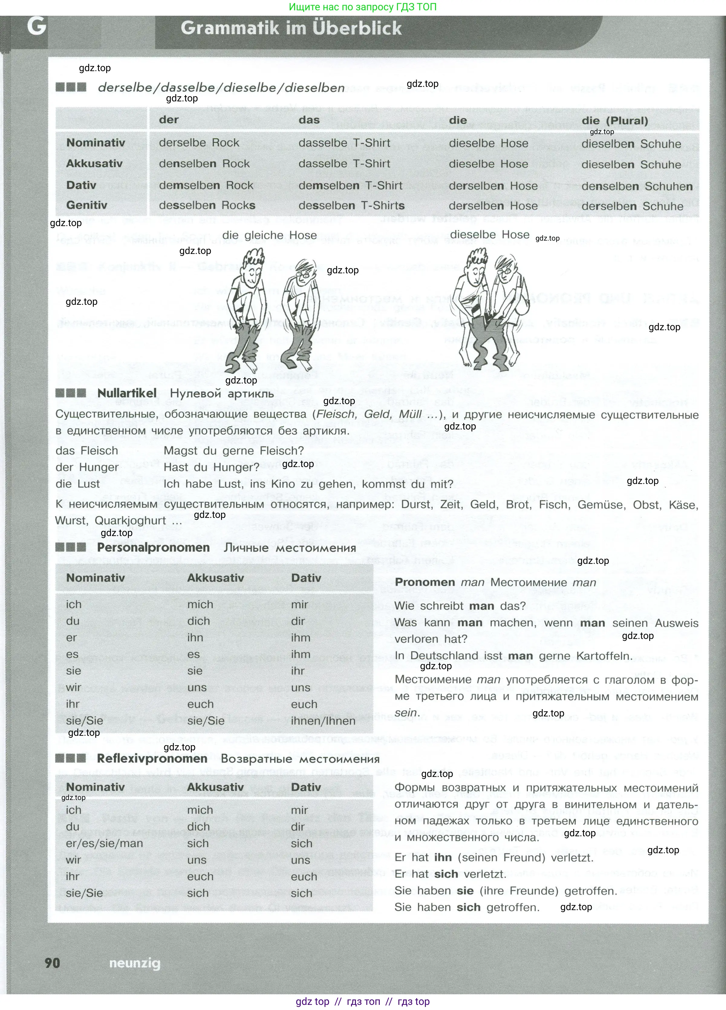 Немецкий язык (Deutsch), 10 класс рабочая тетрадь (arbeitsbuch), авторы: Бажанов Александр Евгеньевич, Фурманова София Львовна, Джин Фридерике (Jin Friederike), Рорман Лутц (Rohrmann Lutz), Михалак Магдалена (Michalak Magdalena), Фосс Уте (Voß Ute), издательство Просвещение, Москва, 2019, страница 90